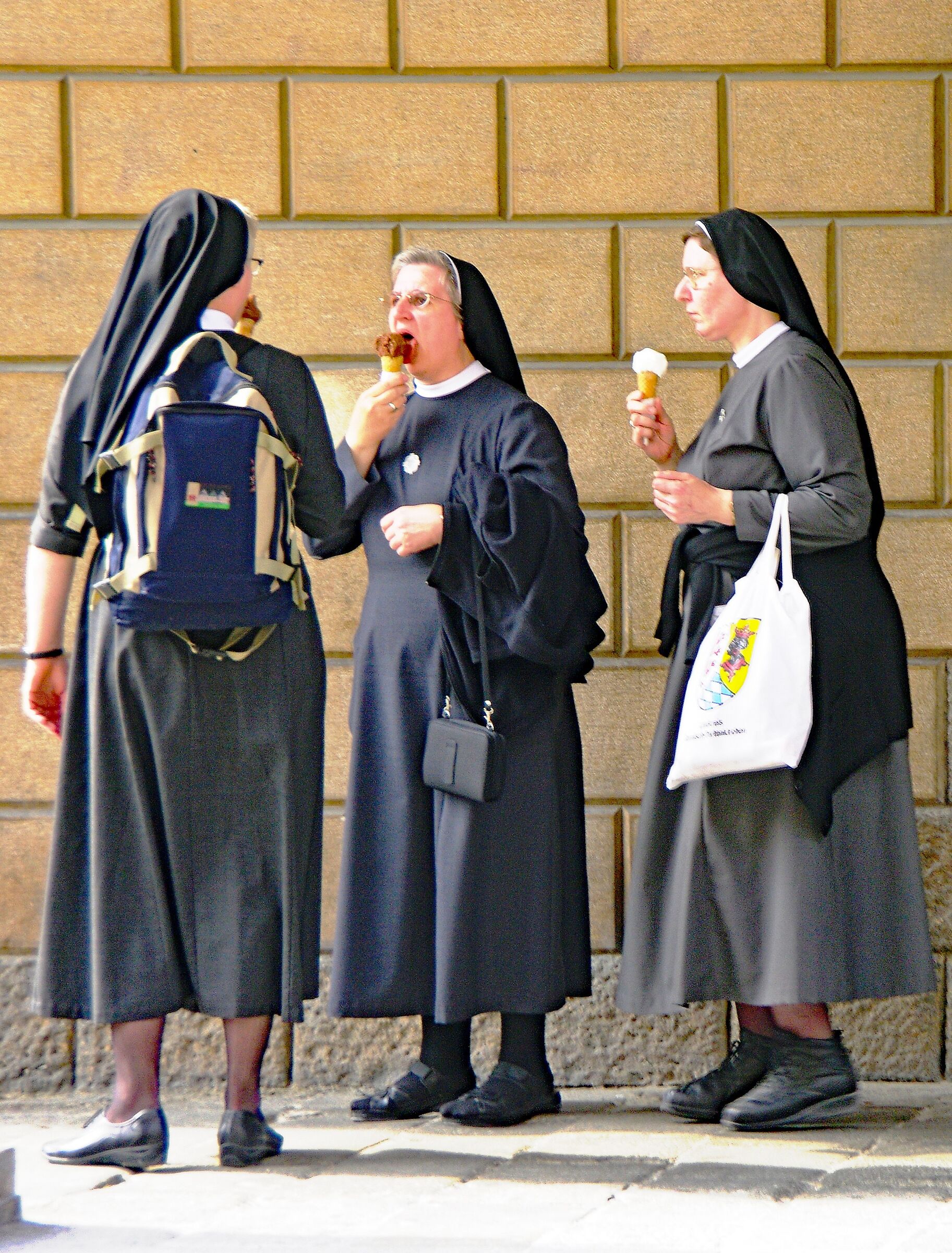 Sisters paused ...