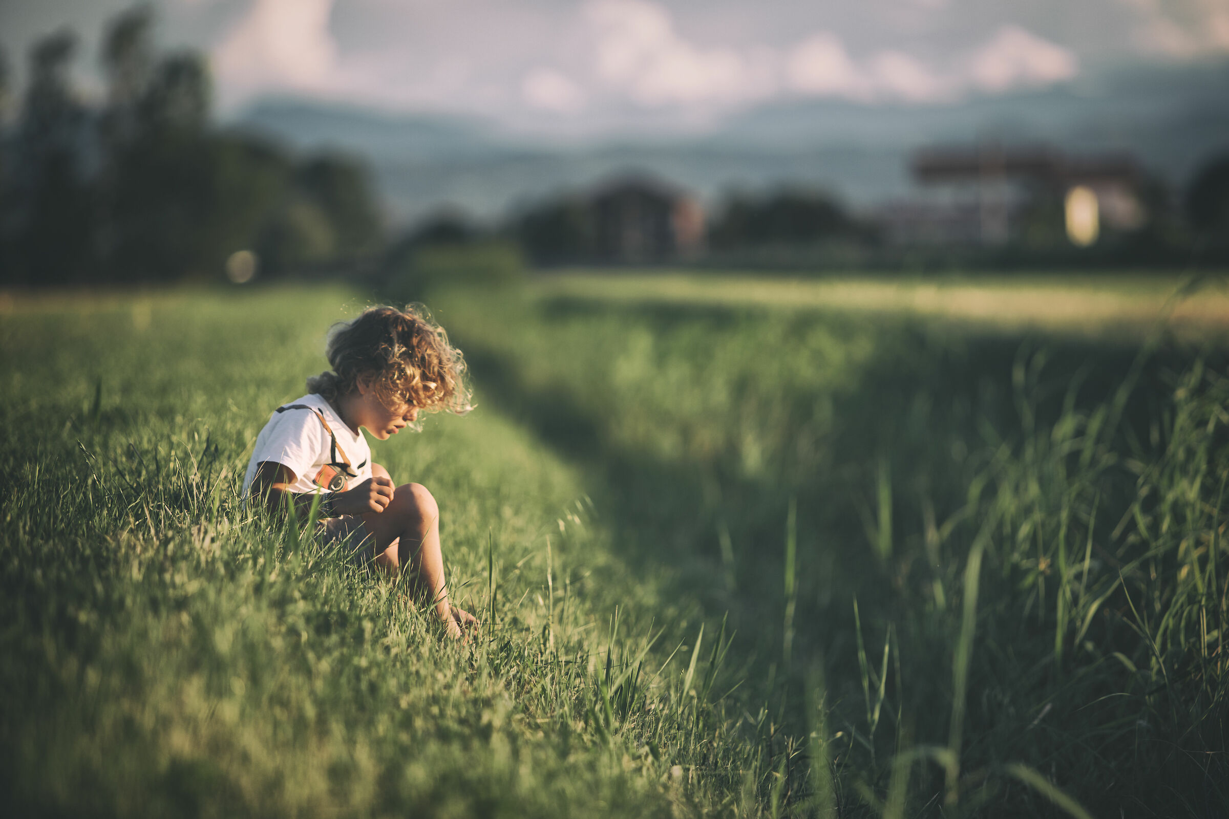 Sit along the bank of the ditch and wait ...