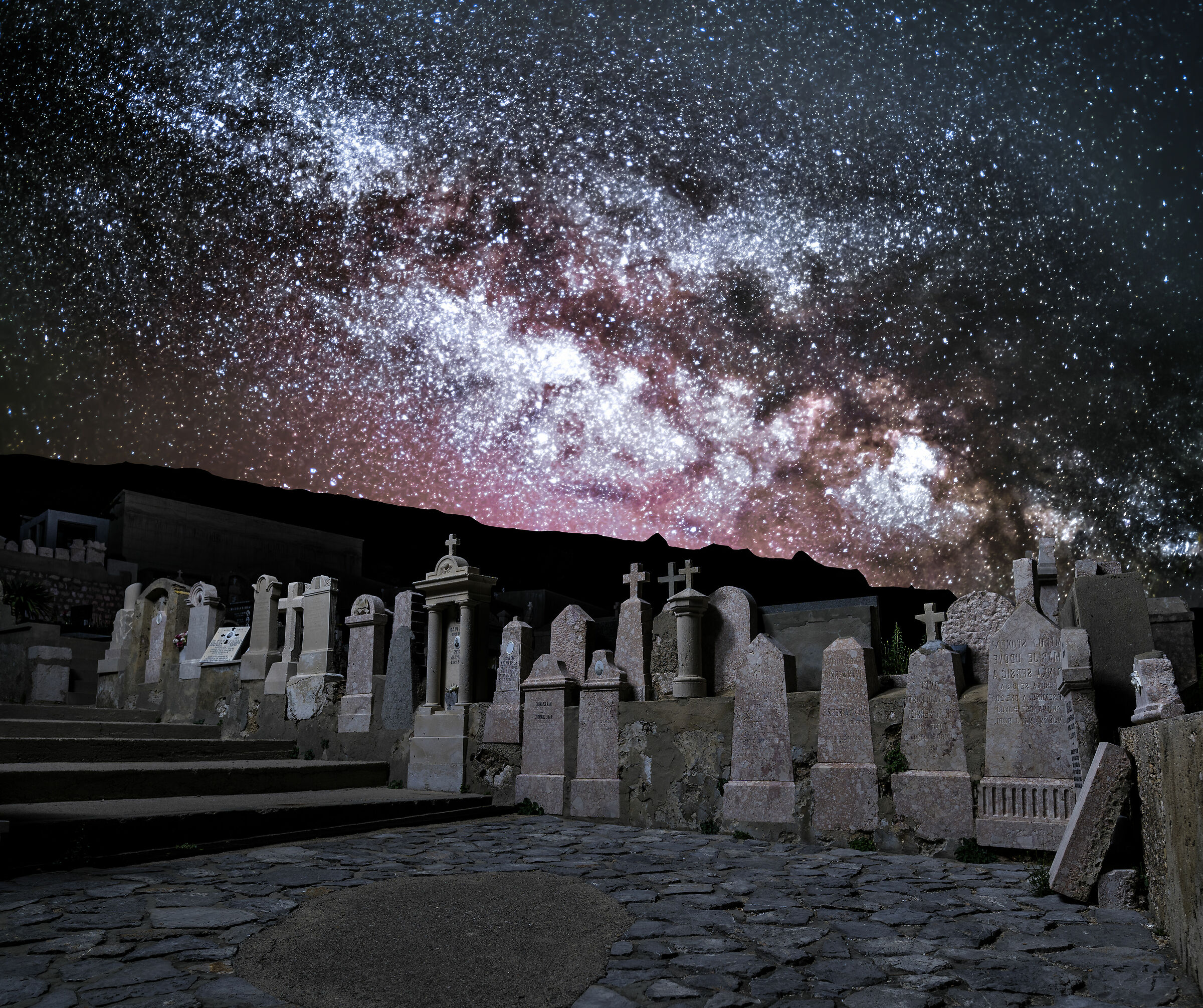 Il cimitero di Baska