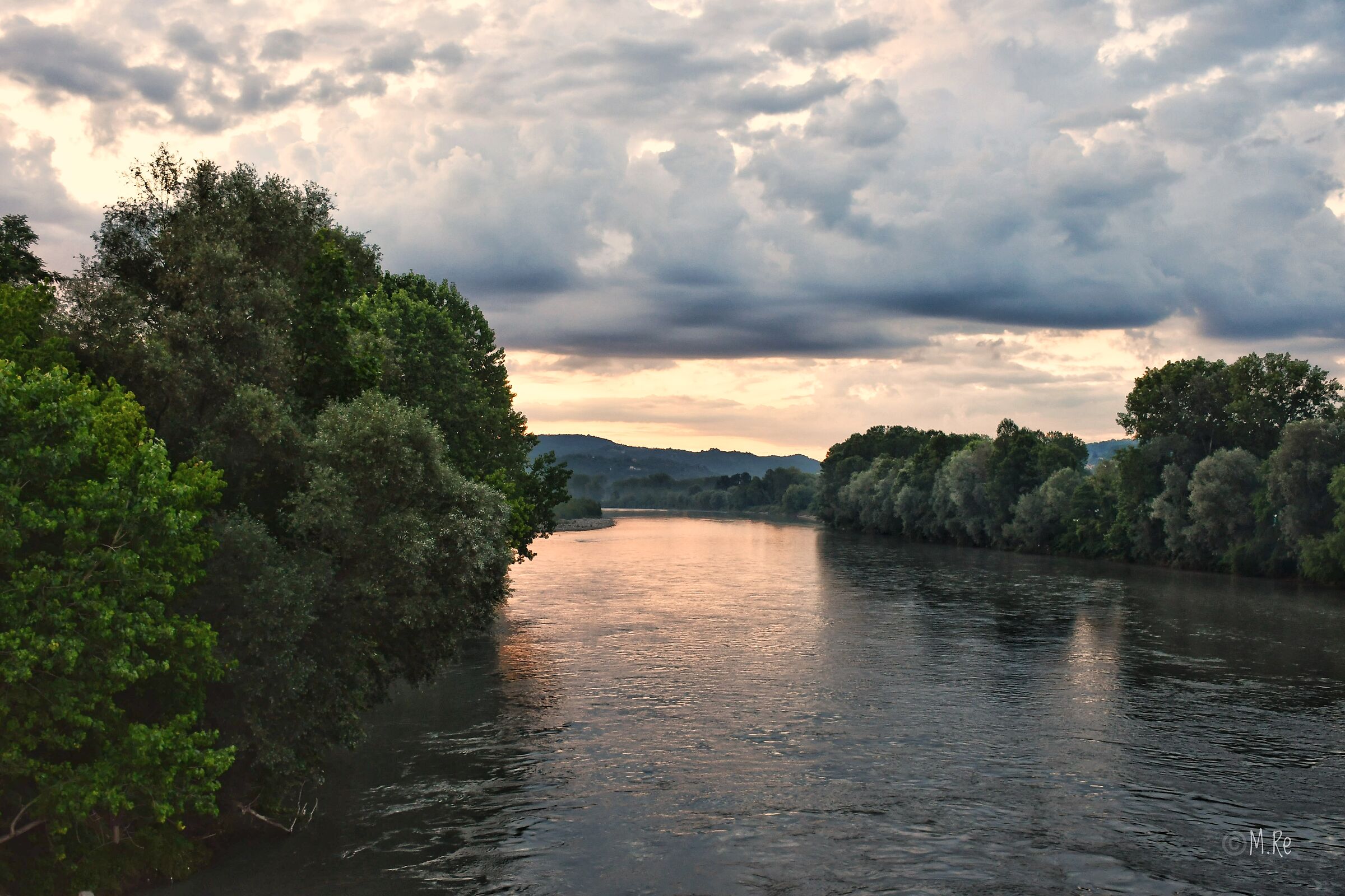 Fiume Po a Settimo Torinese