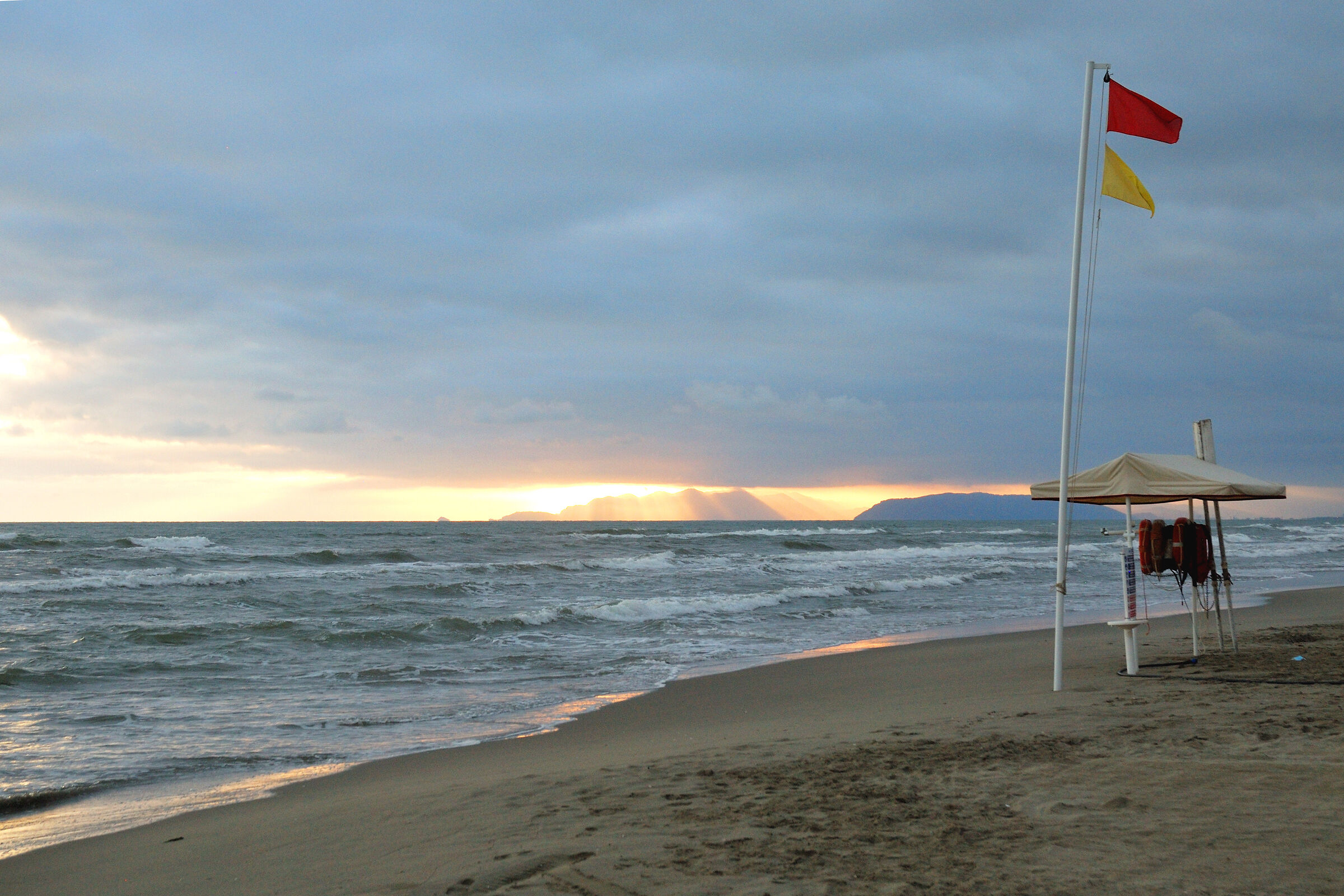 Tramonto in Versilia