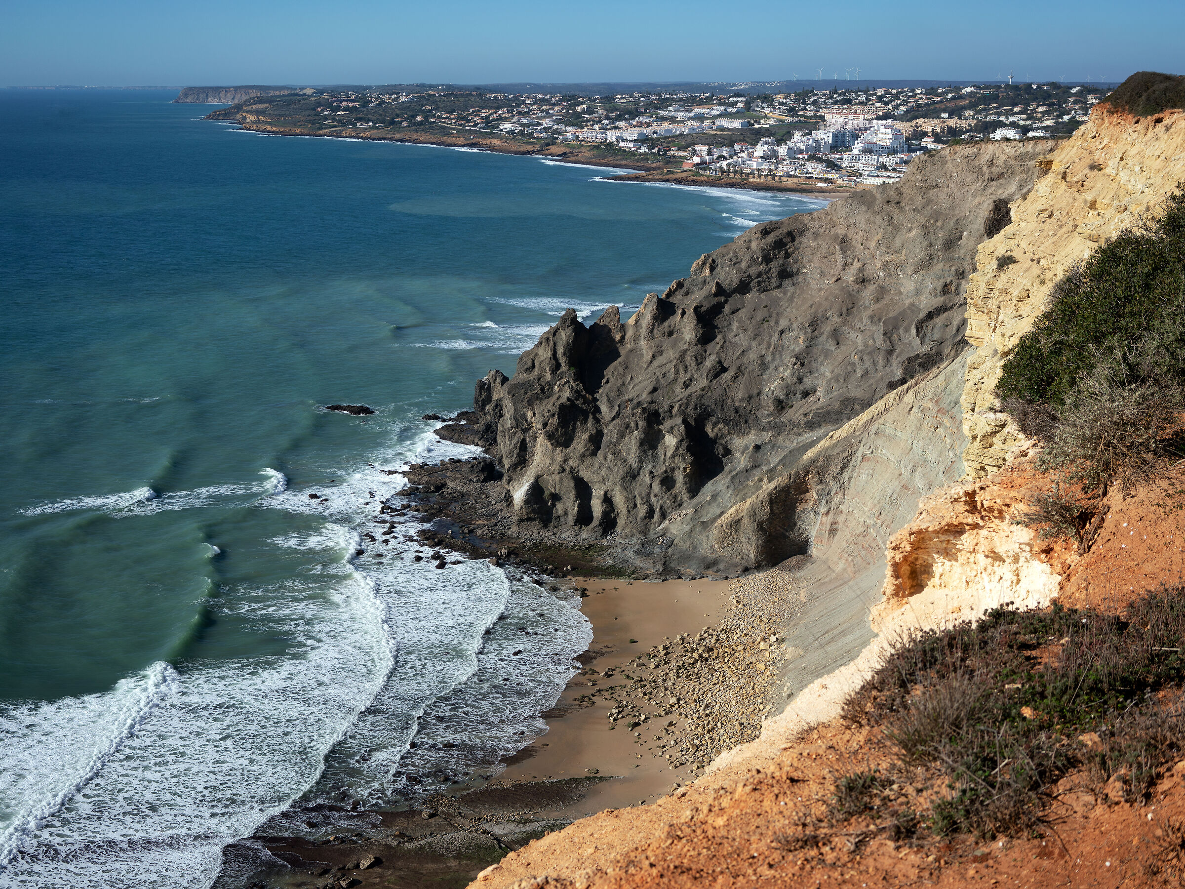 Praia da Luz, Rocha Negra