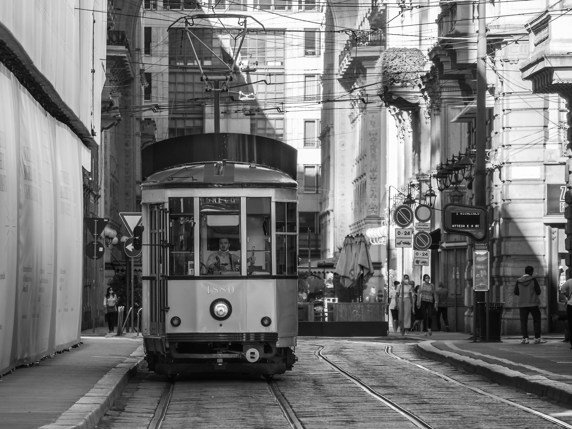 Tram from Milan