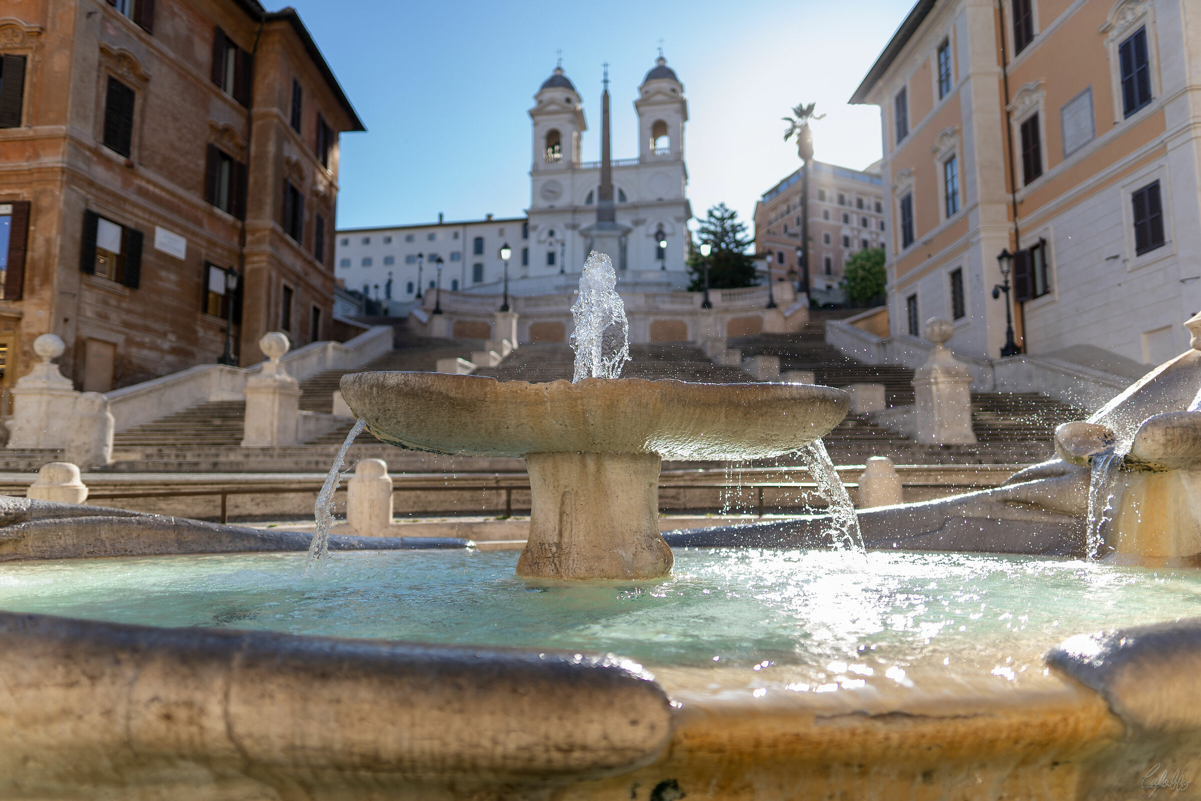 Barcaccia - di giorno senza gente