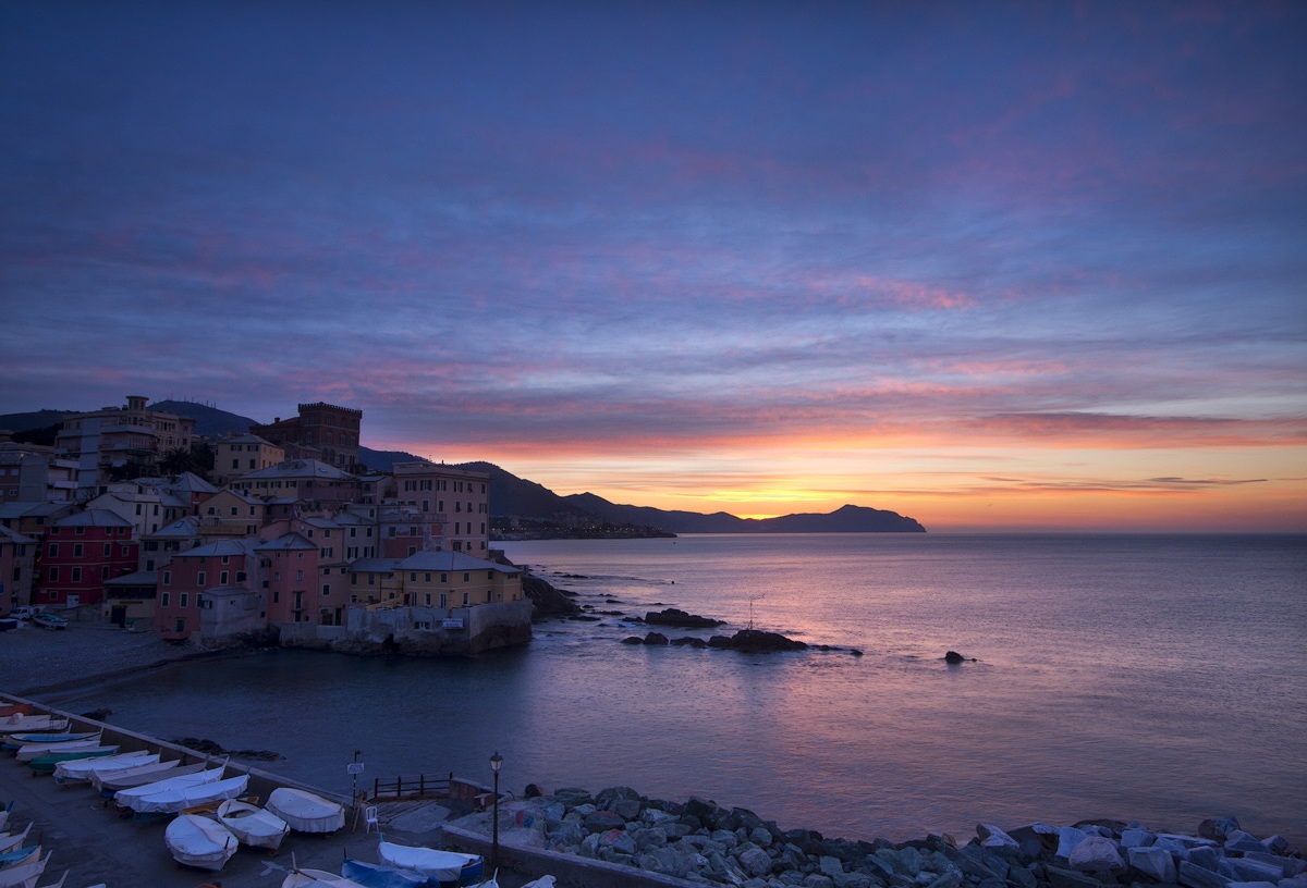 Boccadasse all'alba