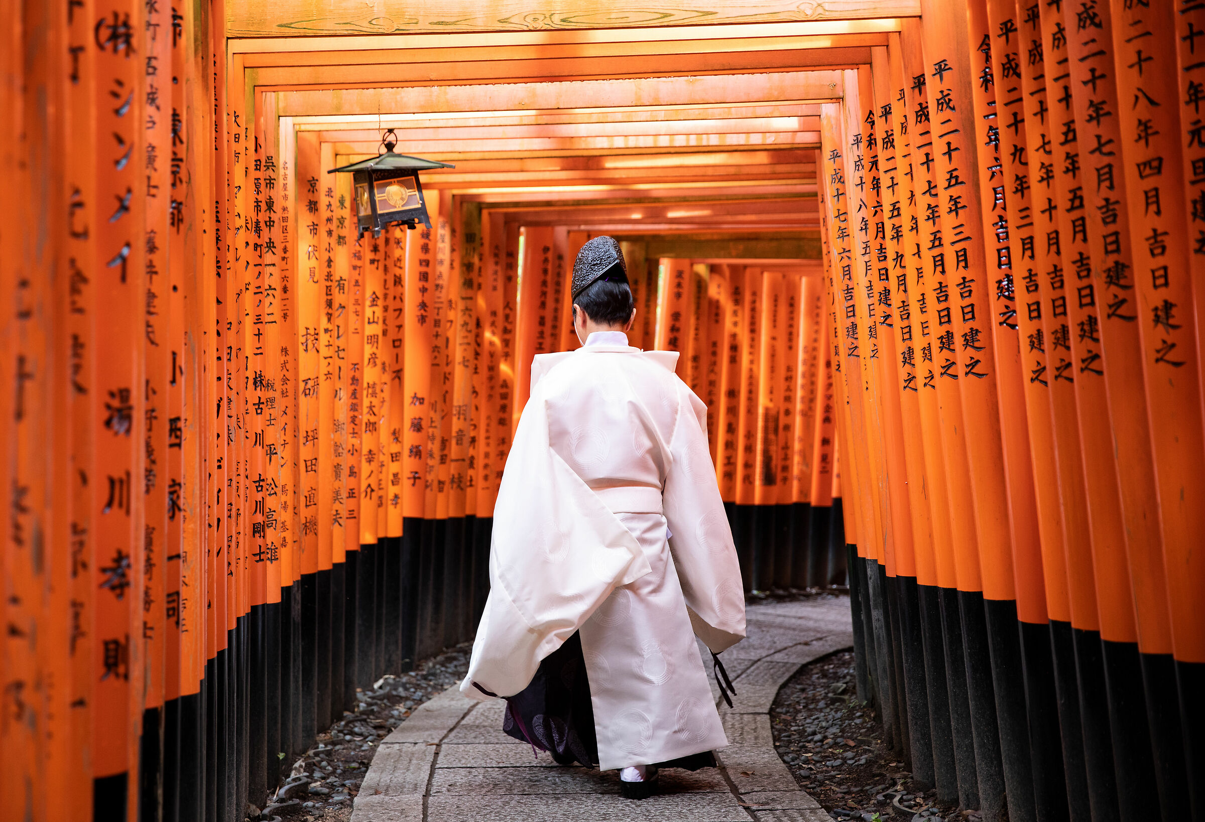 Priest at Fushimi Inari