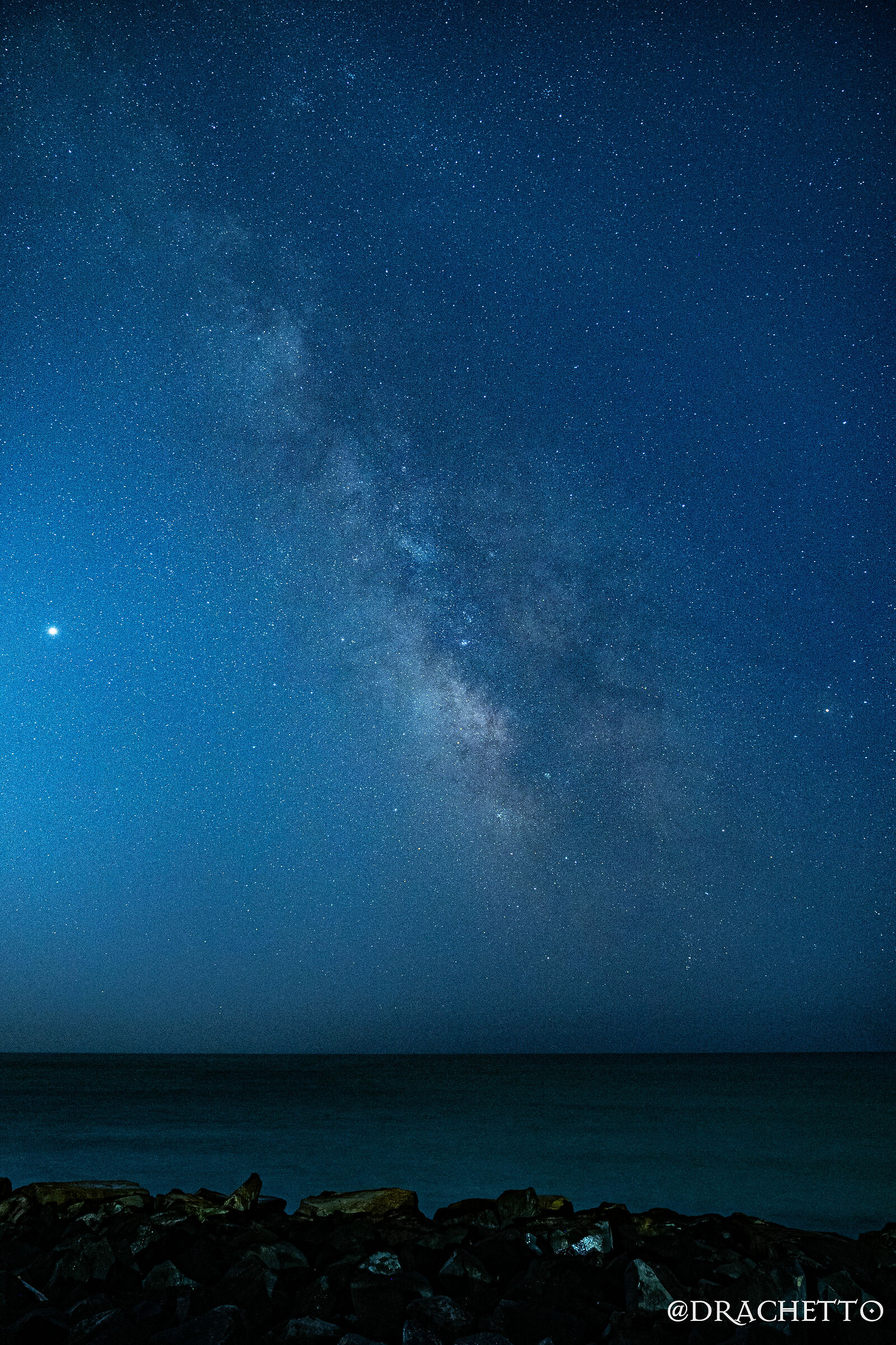 Via Lattea da Fiumicino