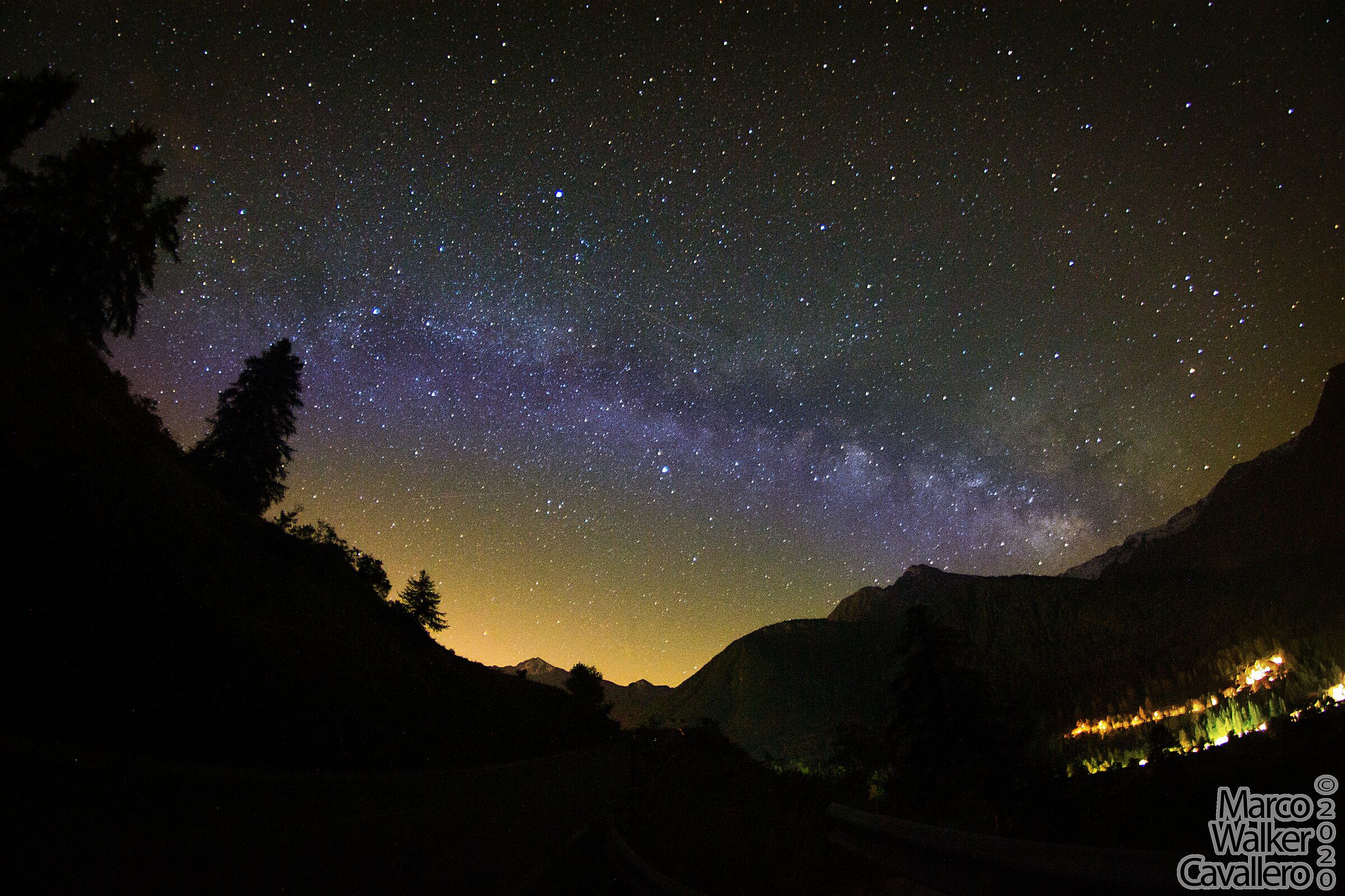 Via lattea sulla via lattea ski