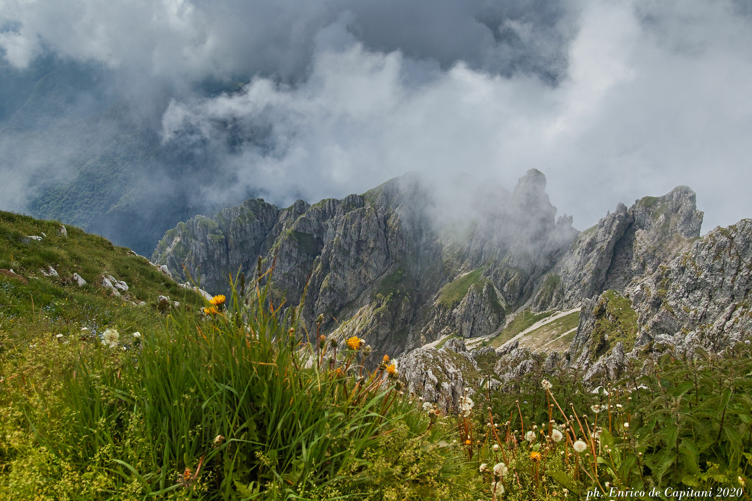 Dalla vetta del monte Alben