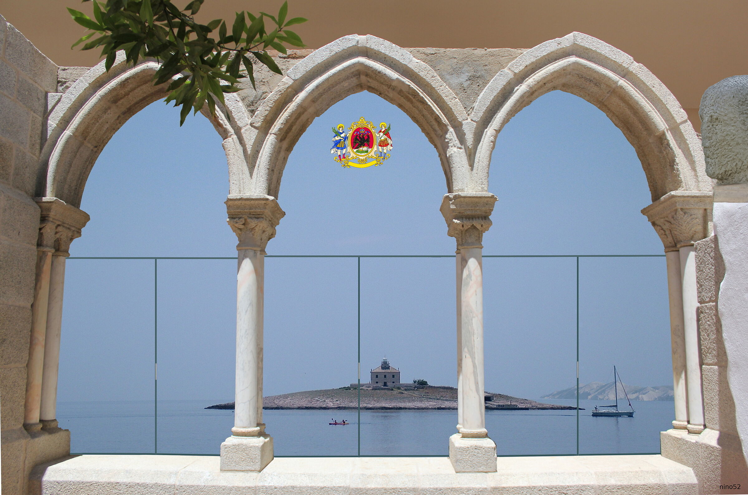 4 photos put together 2 Croatia 1Puglia 1France