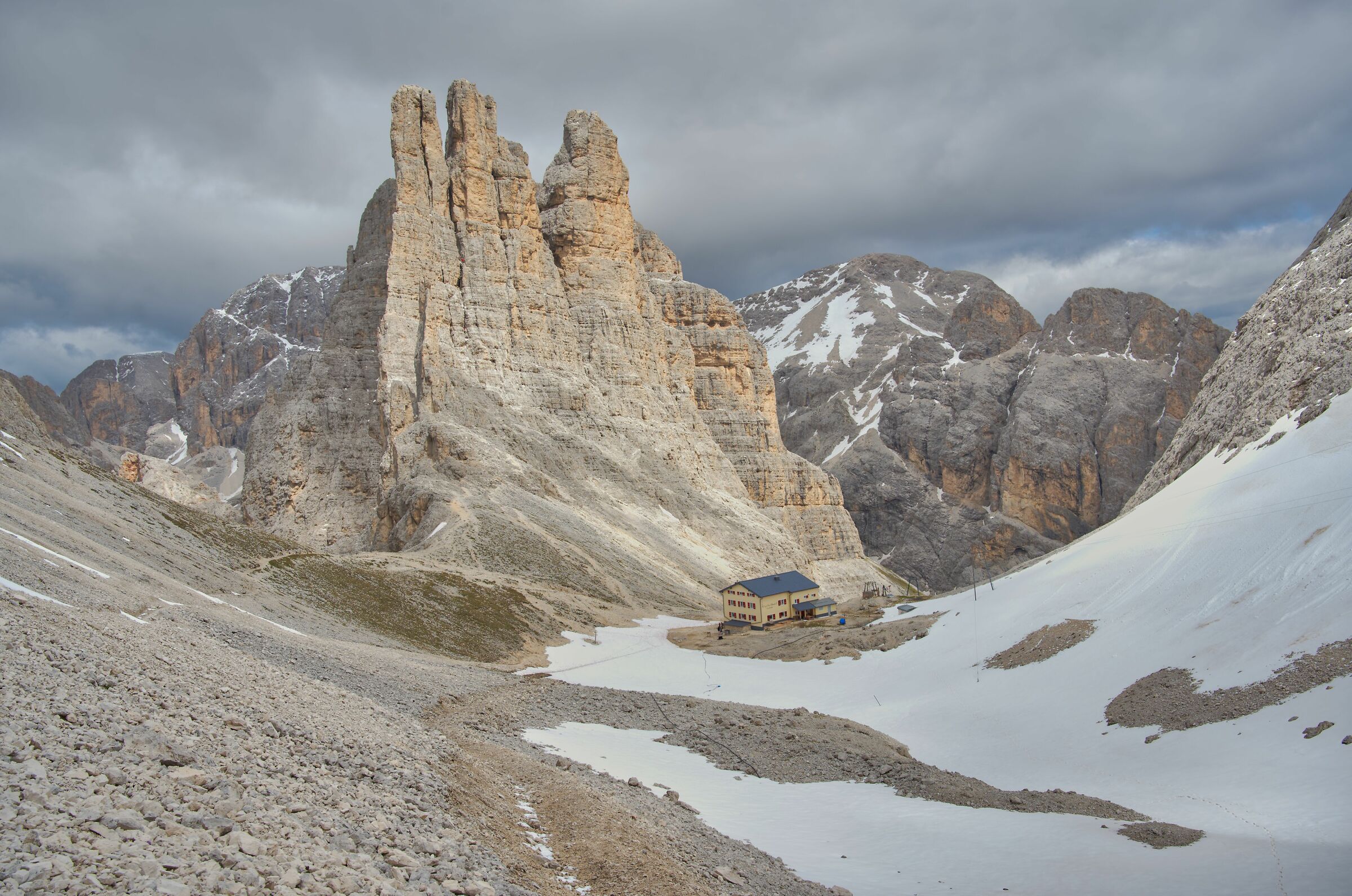 Torri del Vajolet nel gruppo del catinaccio trentino