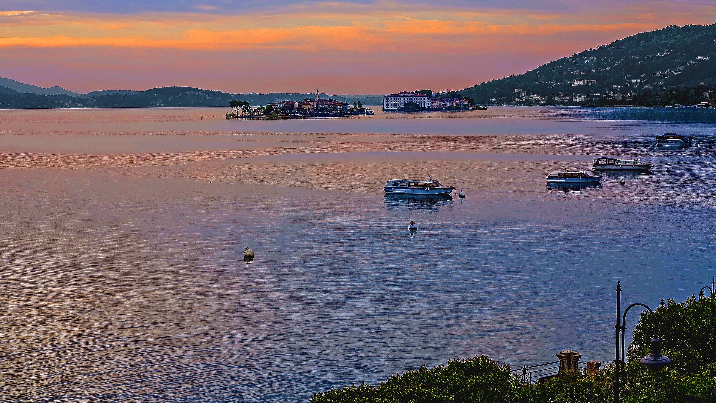 Lake Maggiore as seen from Baveno
