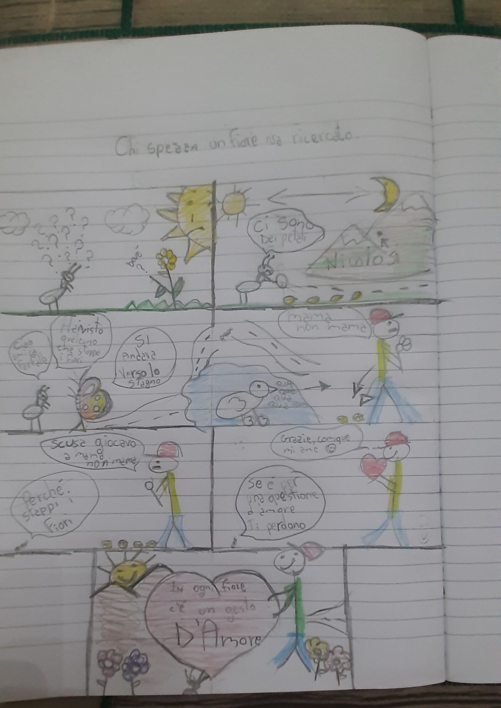 Chi spezza un fiore va ricercato