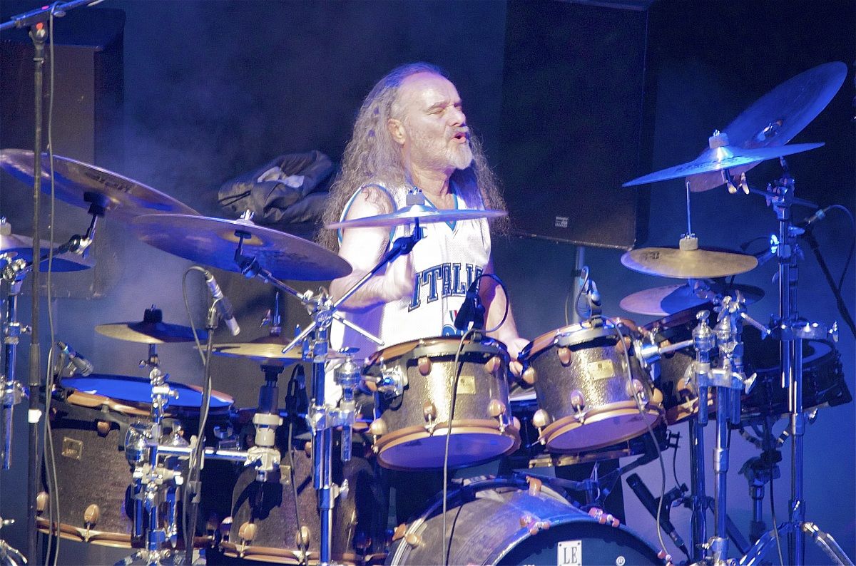Michi Dei Rossi - legendary drummer of "Le Orme"