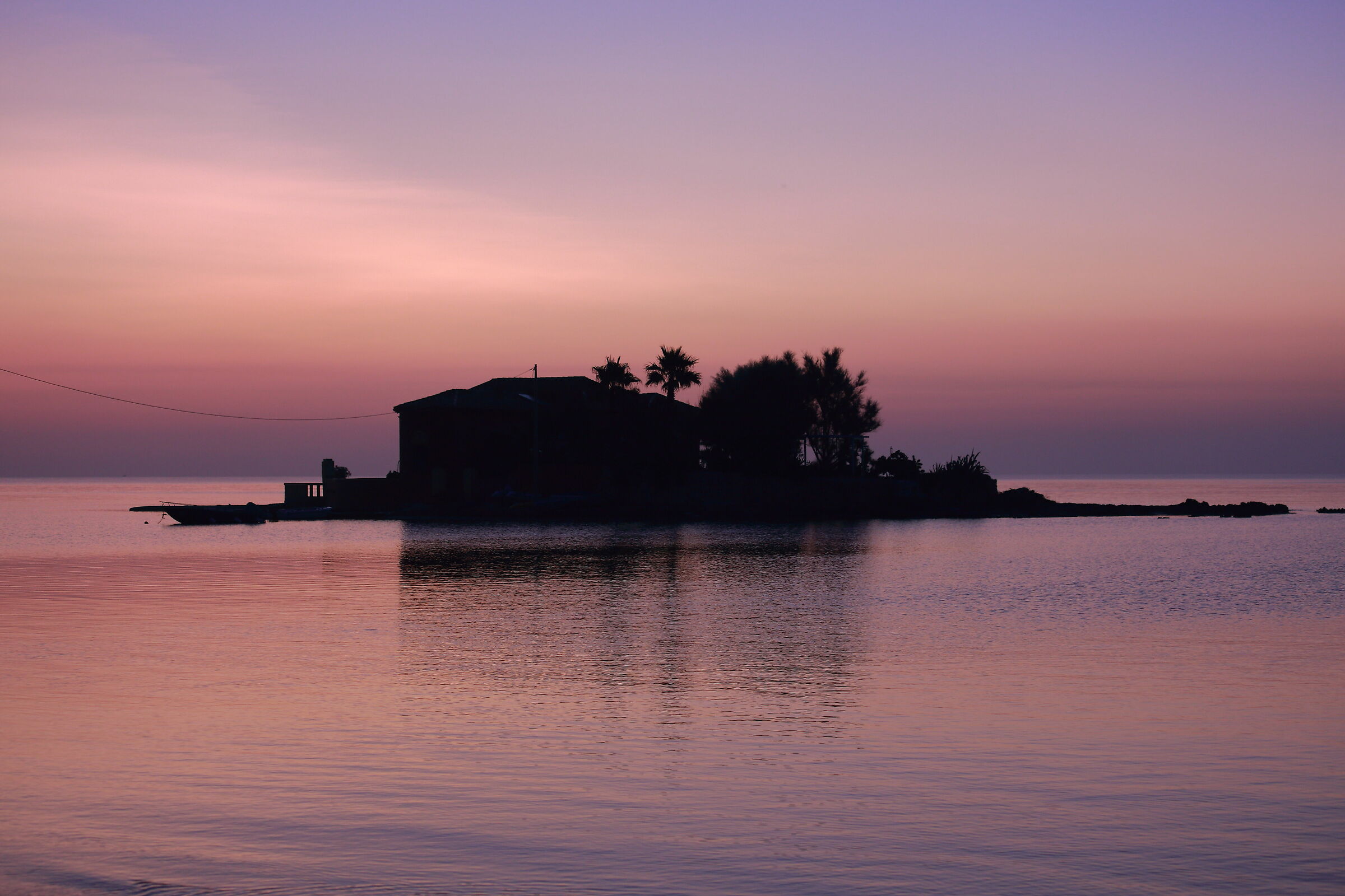 Sunrise at the burgundy villino