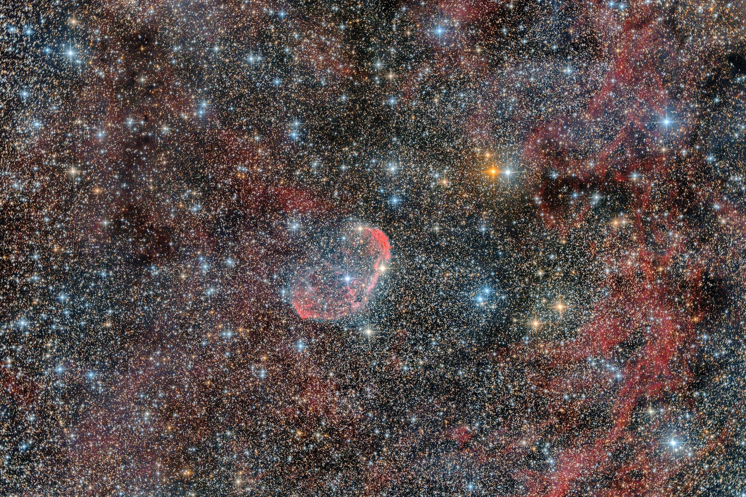 Crescent Nebula wide field