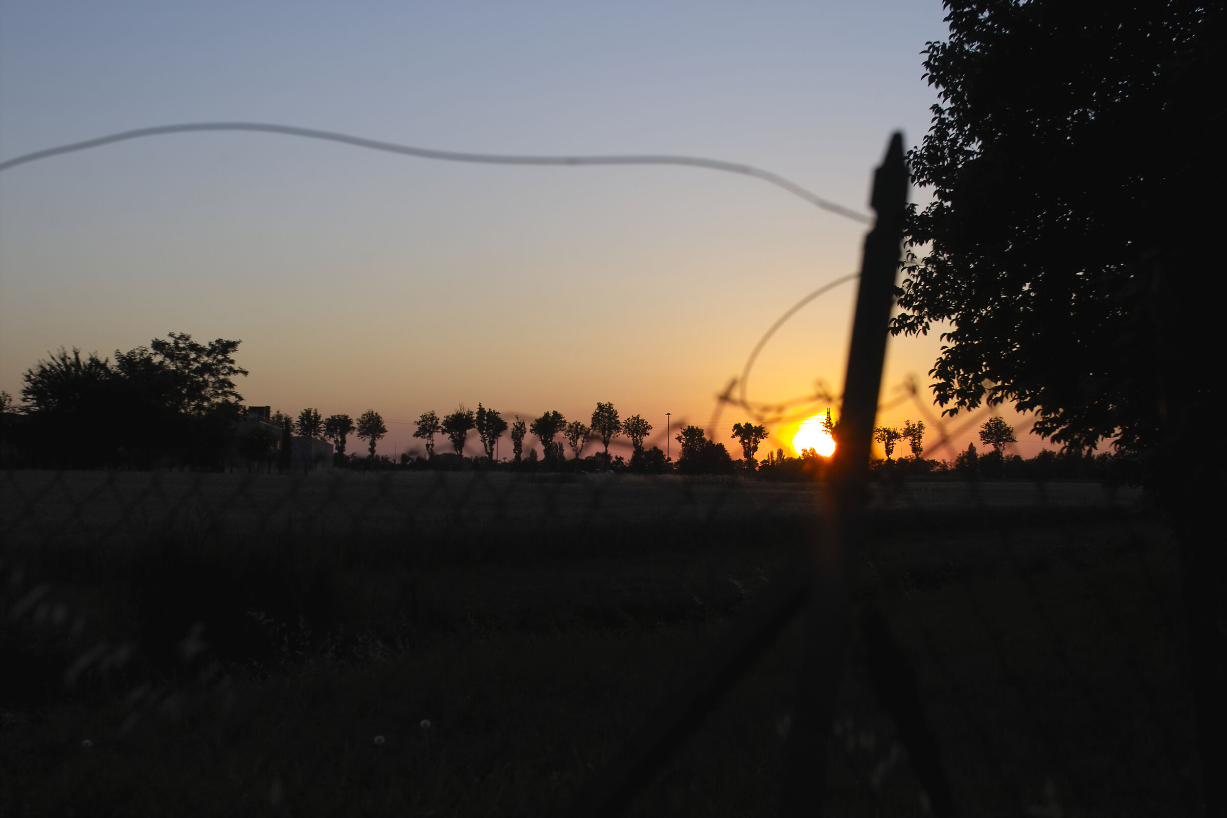 Tramonto in polesine