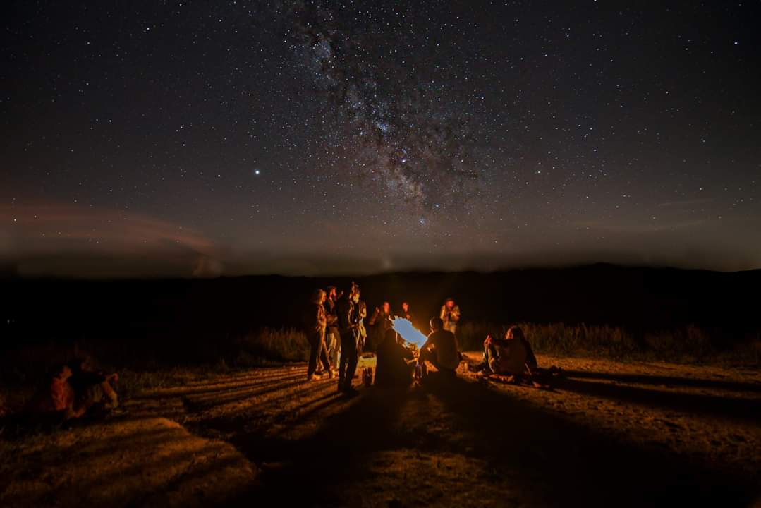 "volcano" of Mount Busca