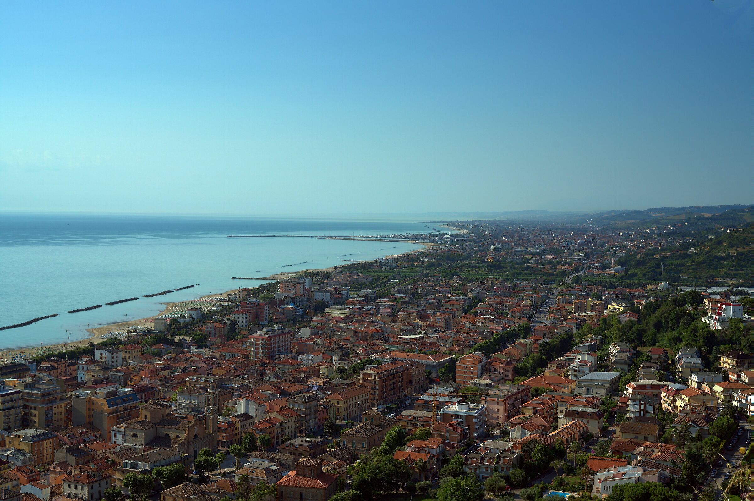 Panoramic view of Grottammare
