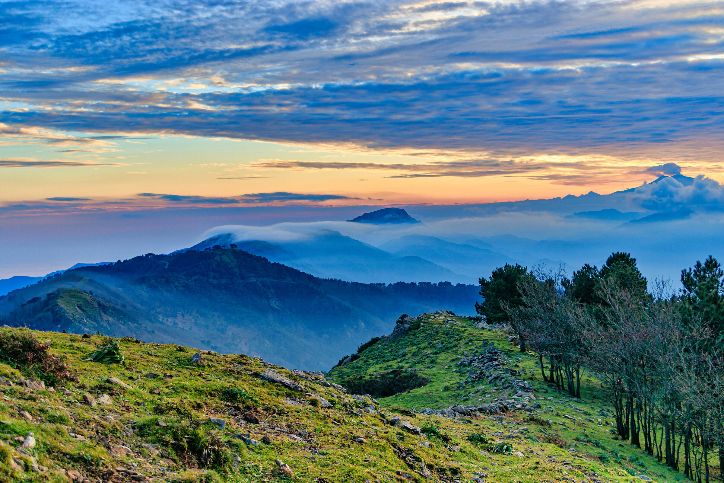 Sicily Landscape from Colli San Rizzo di Messina
