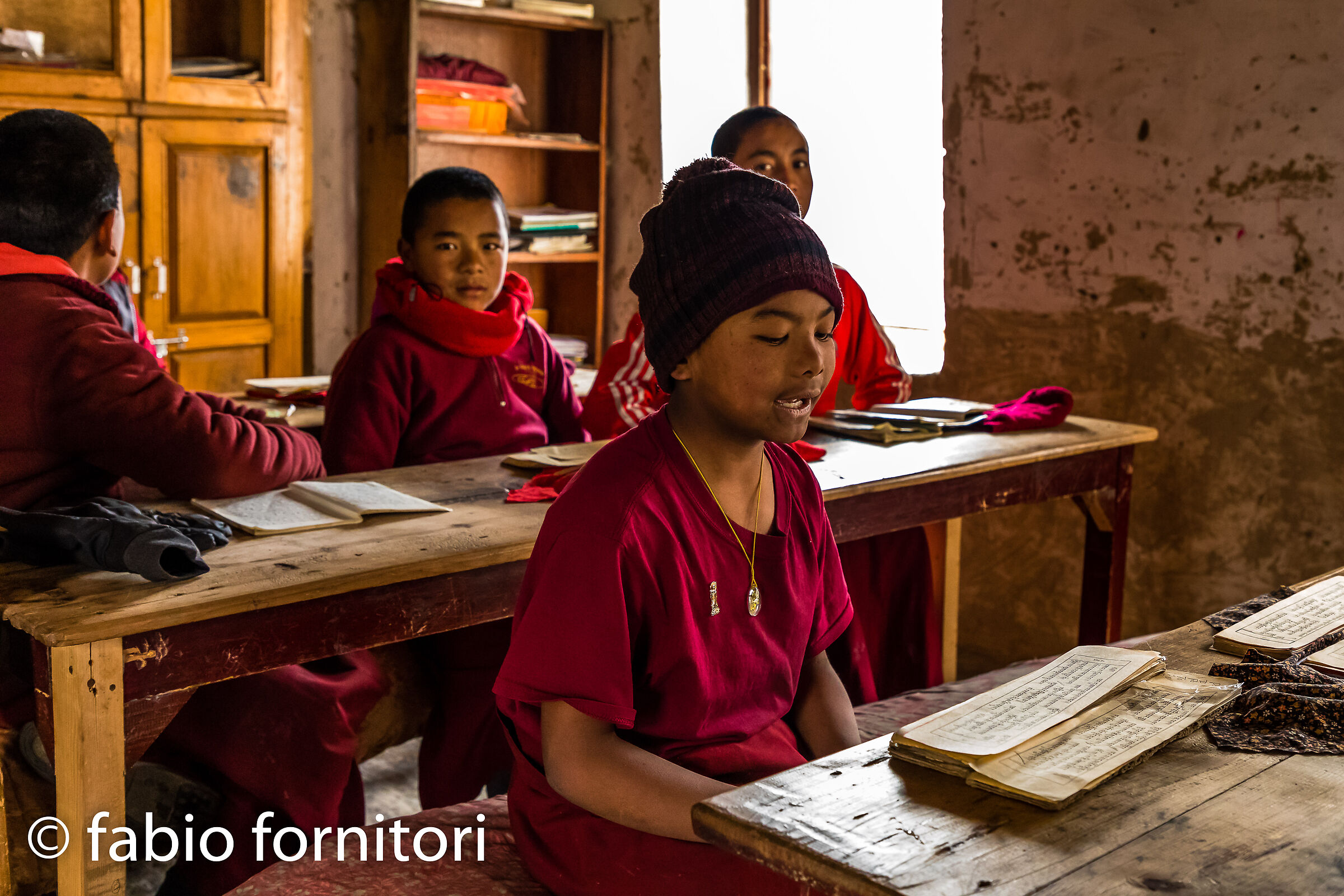Lower Mustang , Buddha School , Nepal 2019