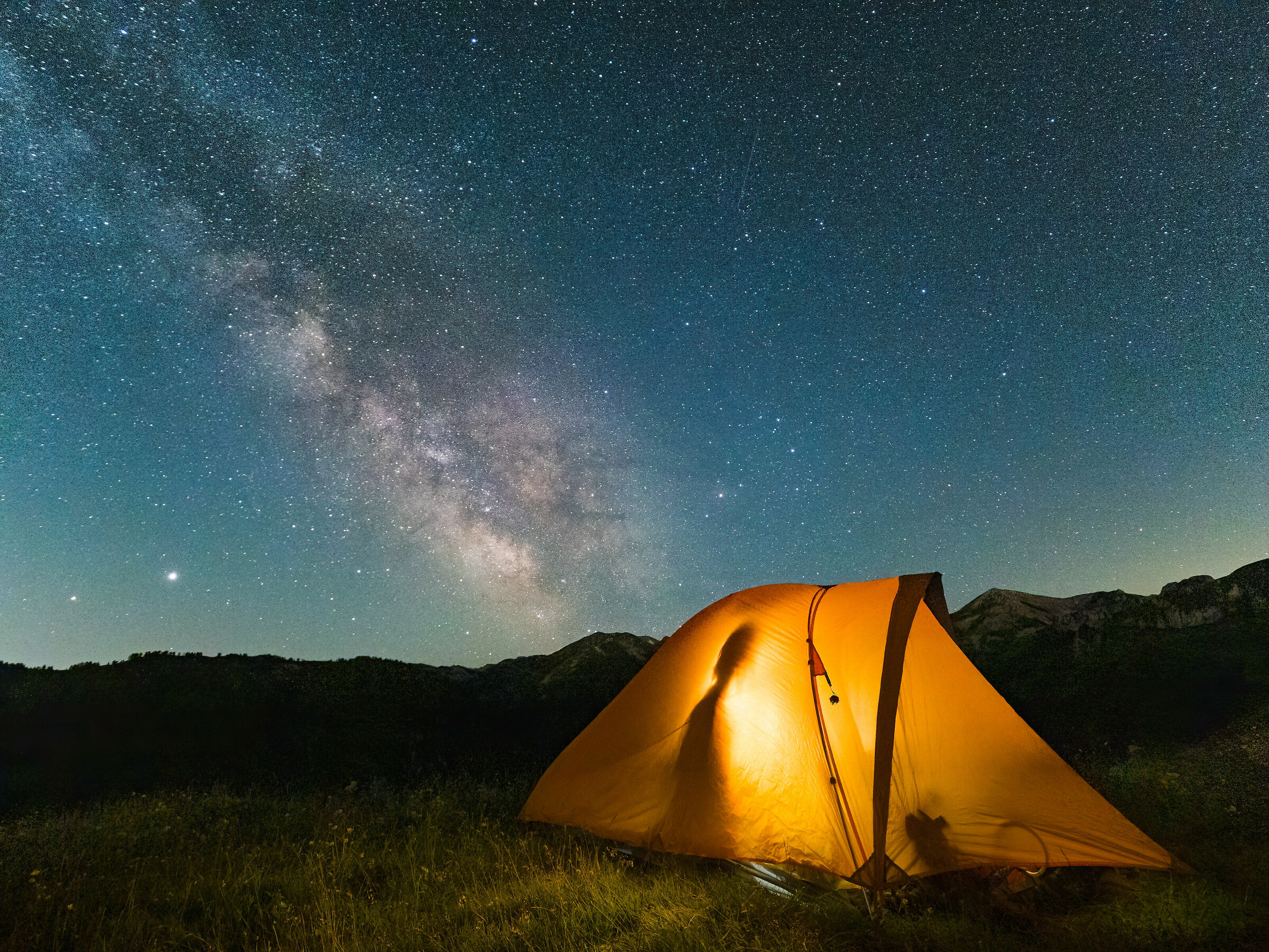 Milky Way in the heart of the Ligurian Alps