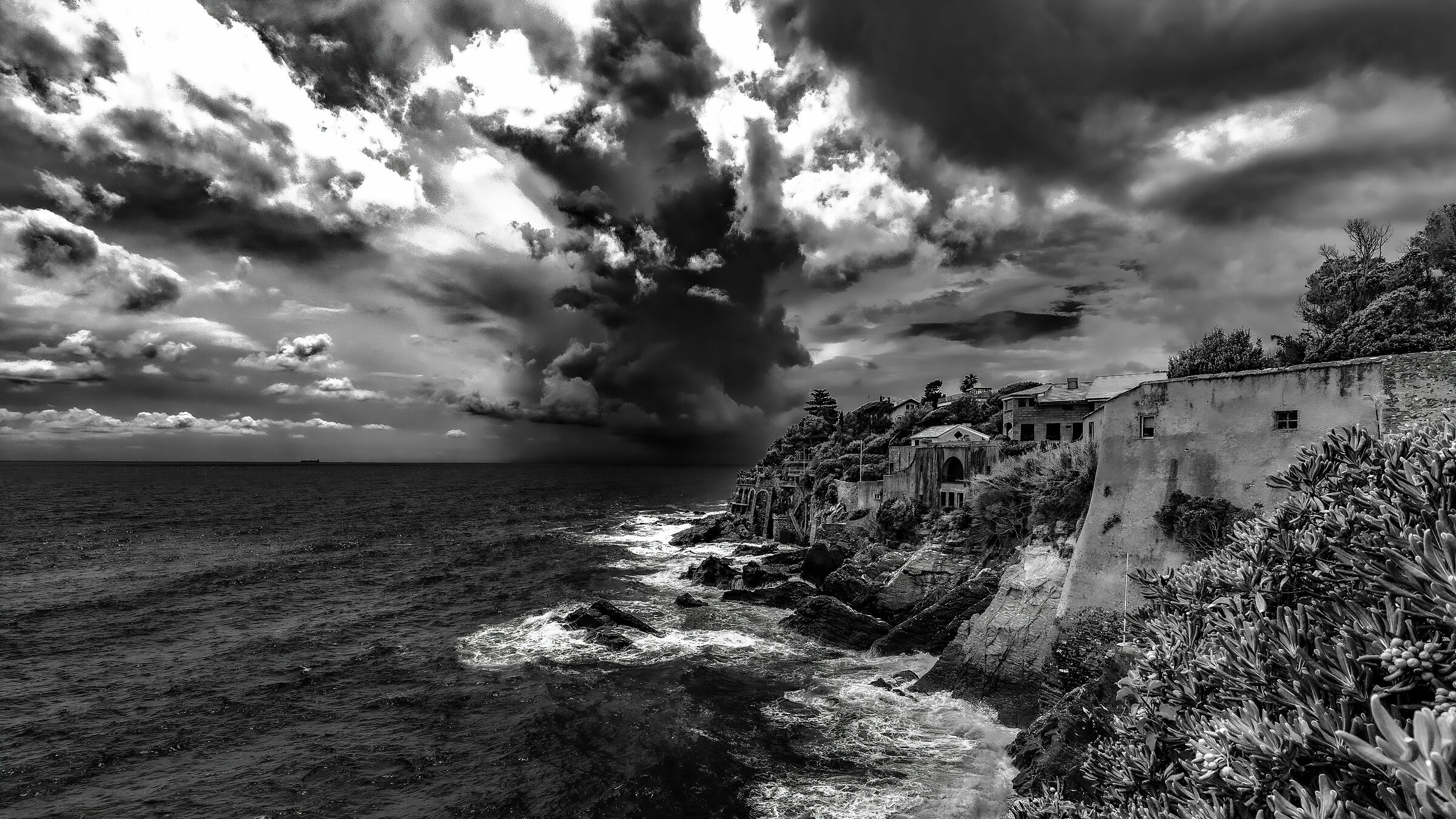 The storm has arrived