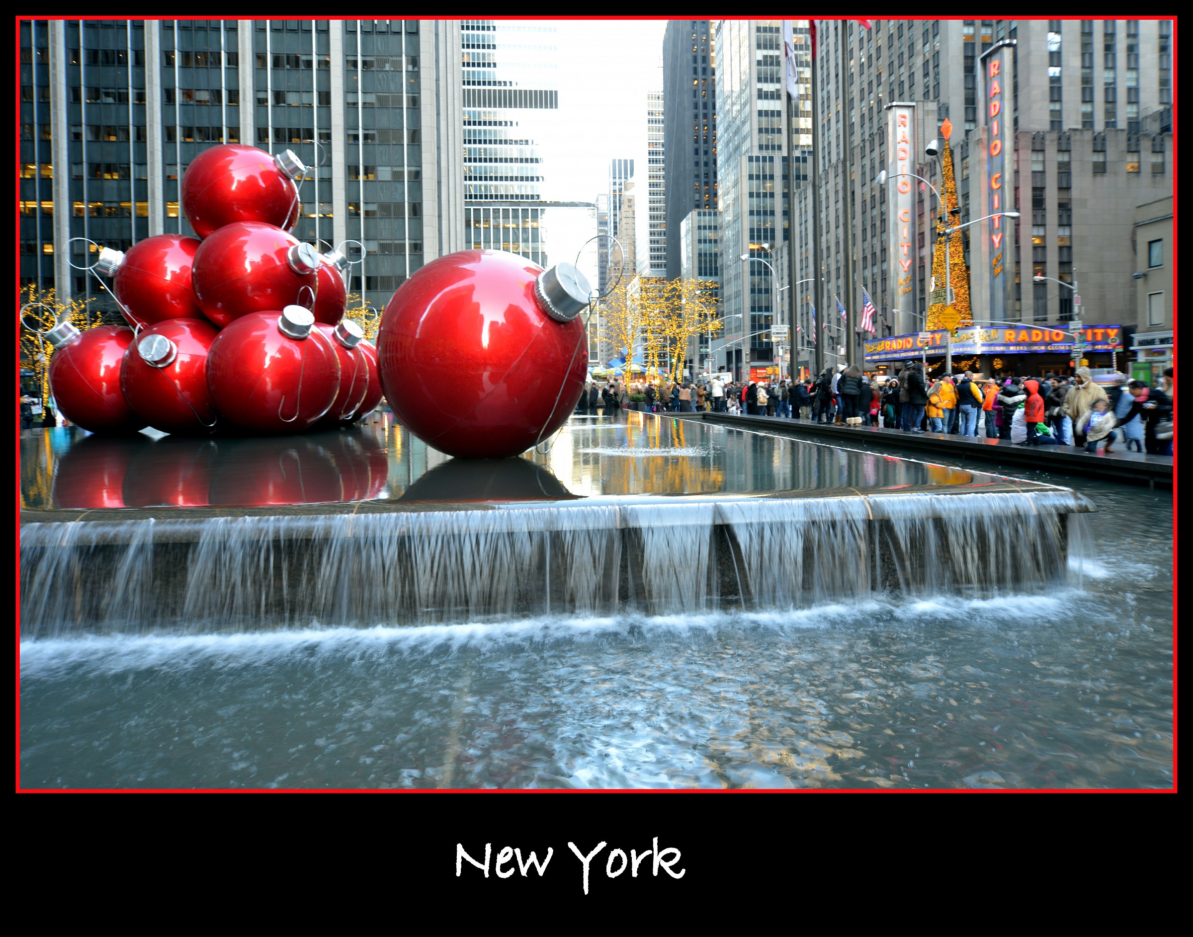 RED balls . NYC