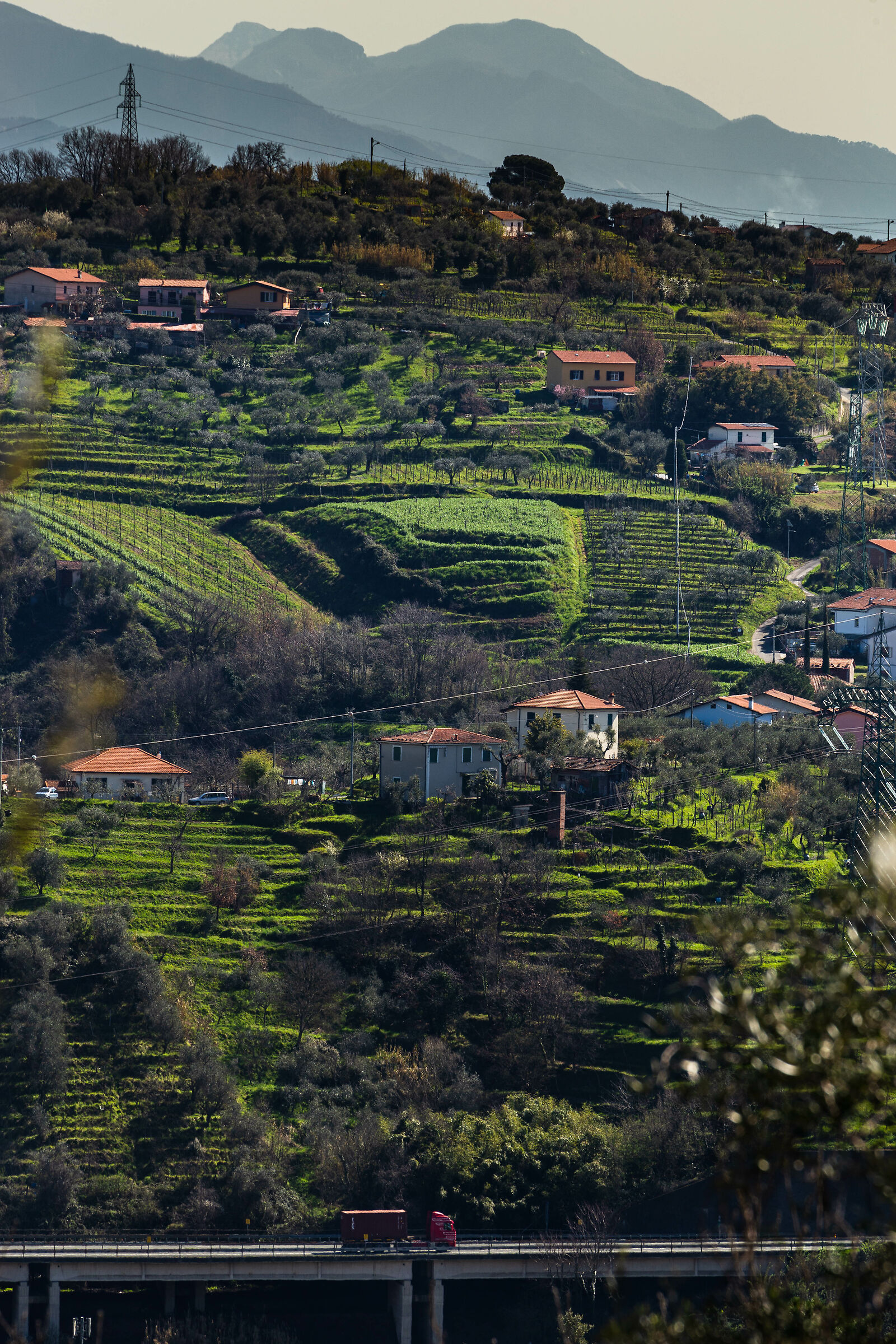 Motorway junction in lockdown