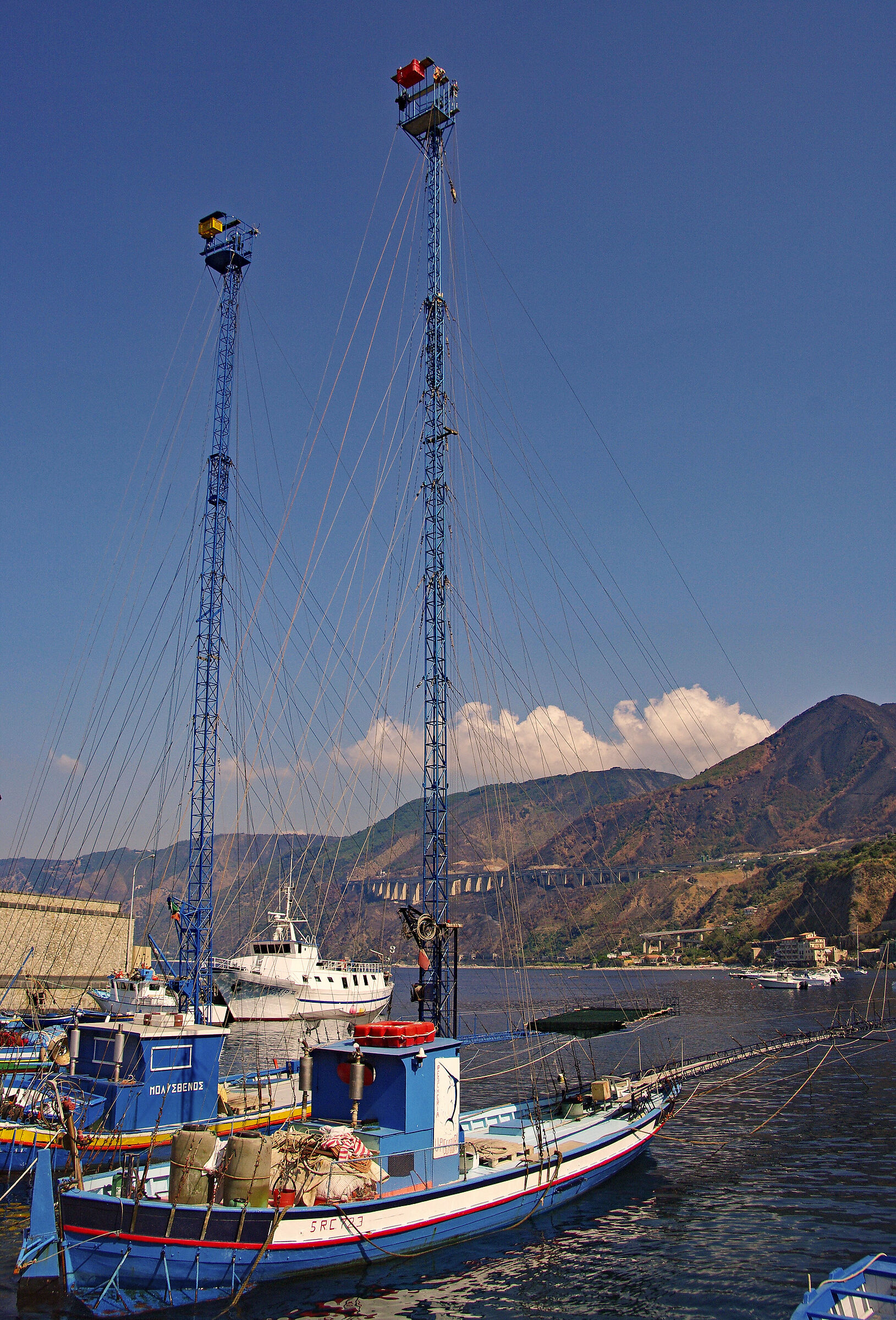 Scilla: Barche per la pesca del pesce spada