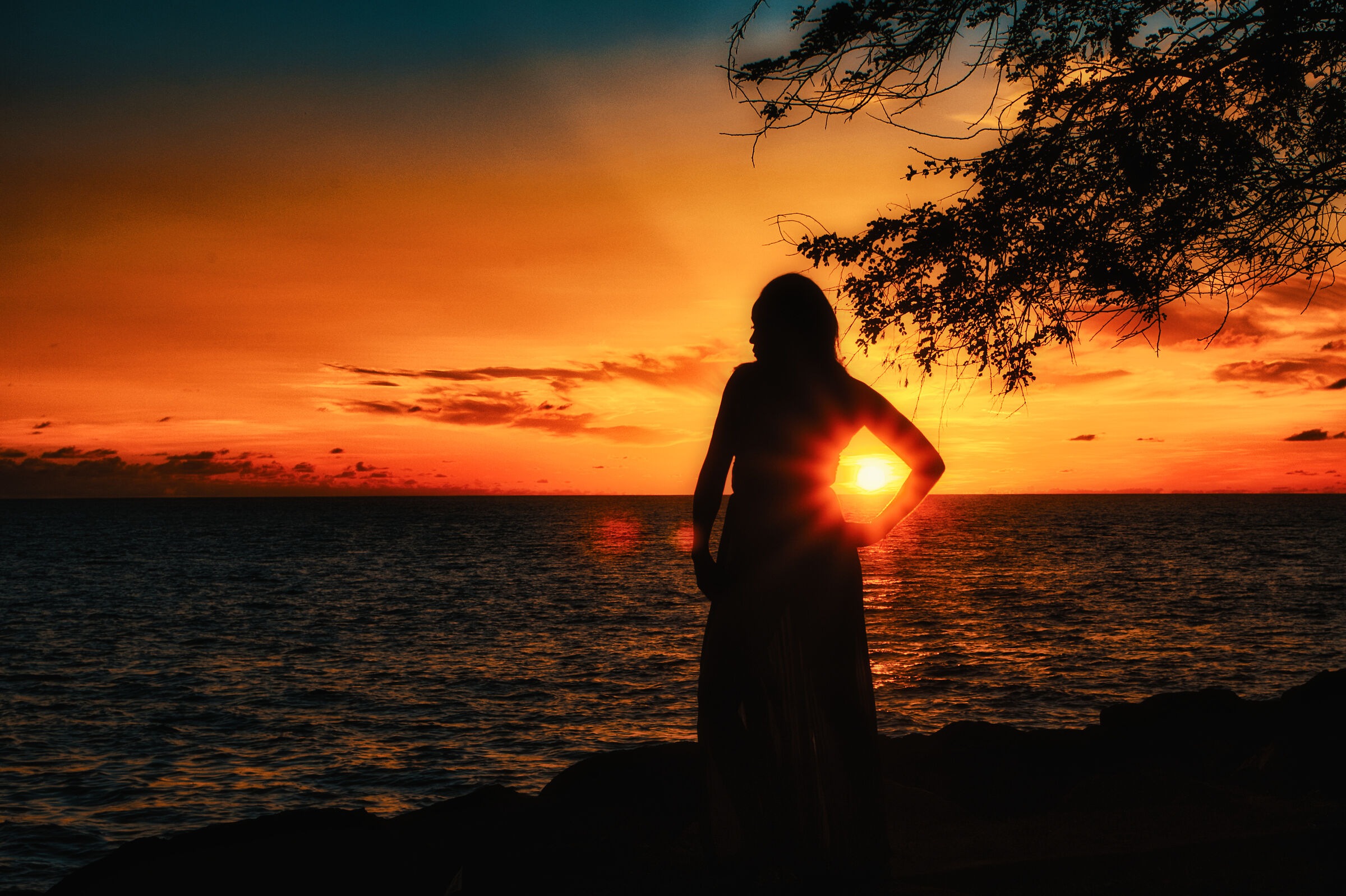 Sotto il tramonto