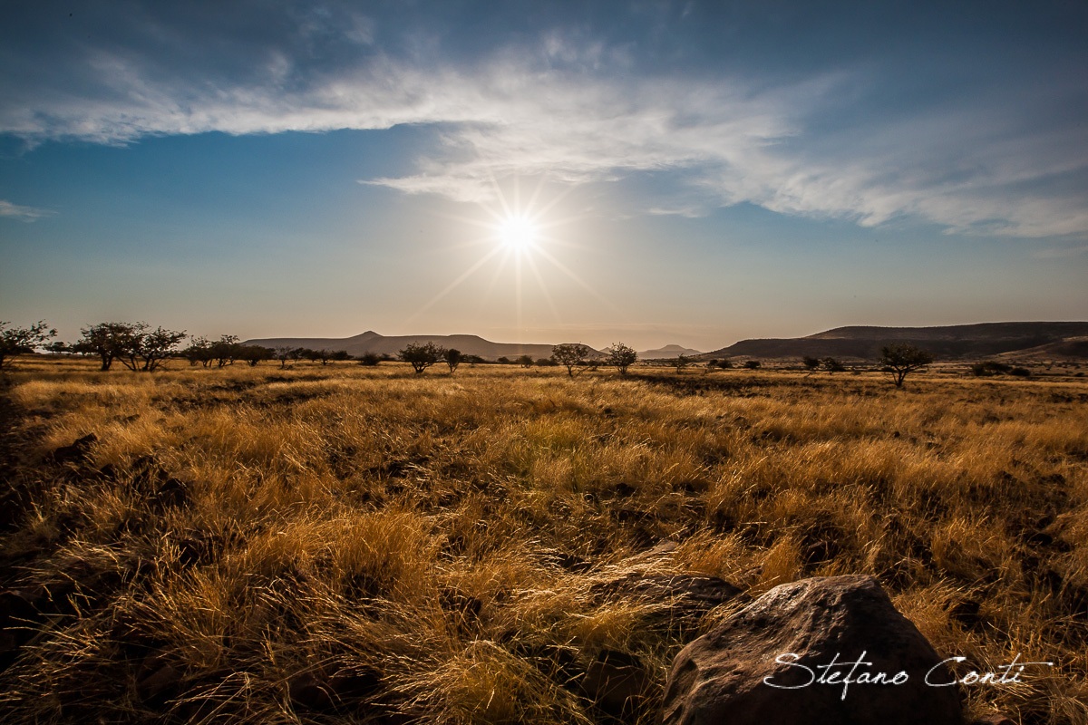 Sunset in Damaraland