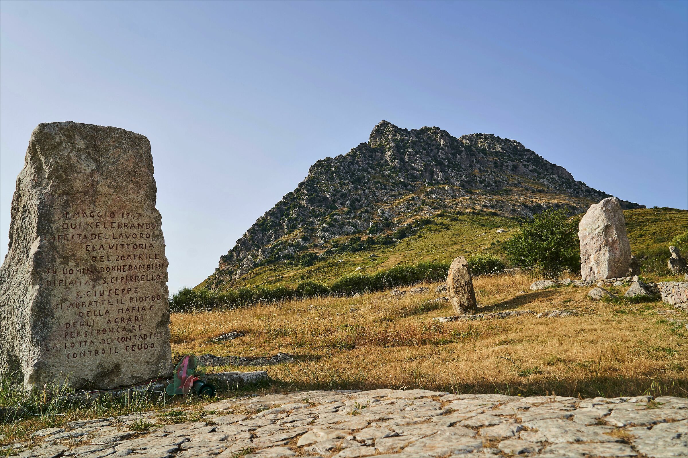 Il monte Kumeta, da dove sparò il bandito