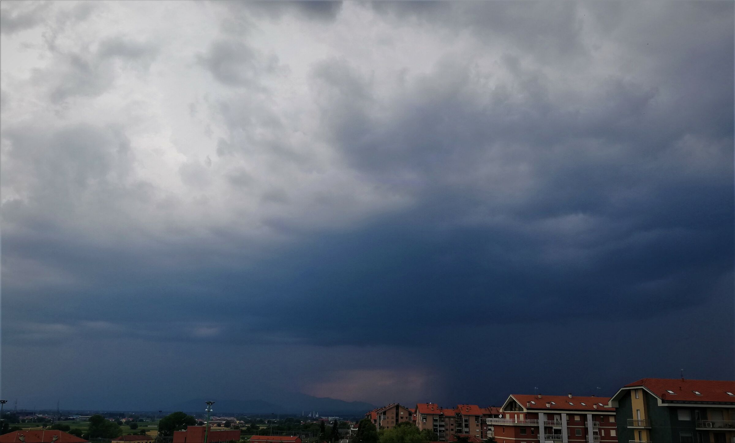 sky before the storm.