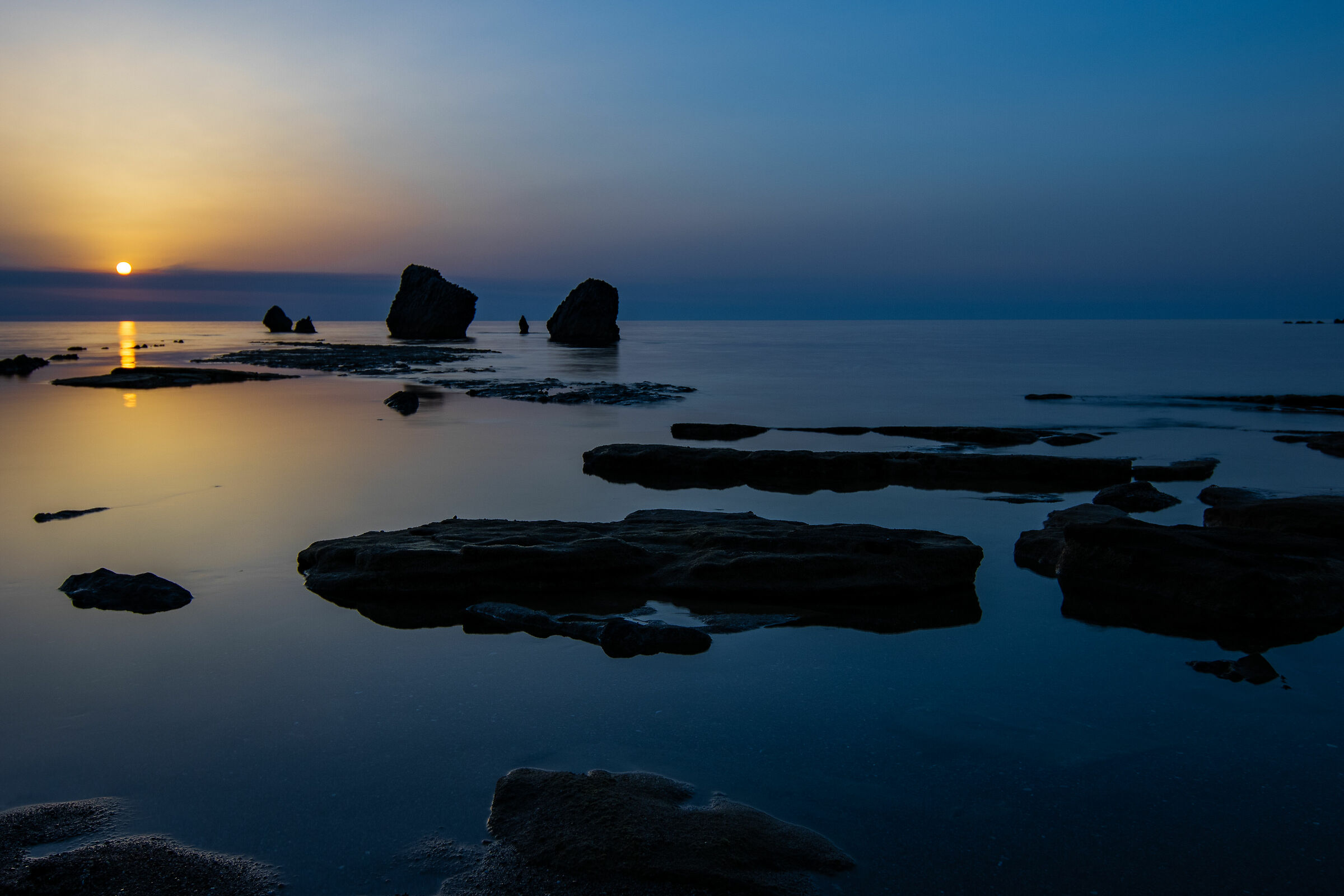 Sunset at Mazzaforno