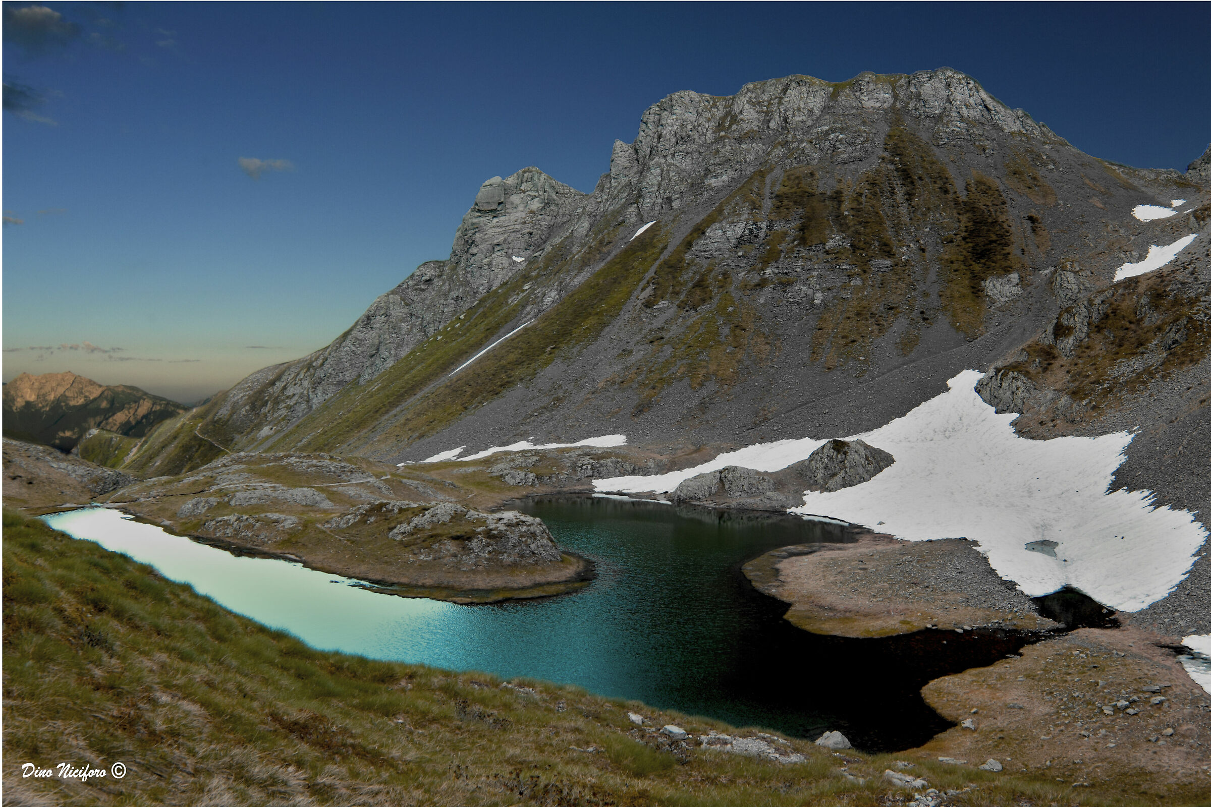 Lower Ponteranic Lake and Mount Triomen