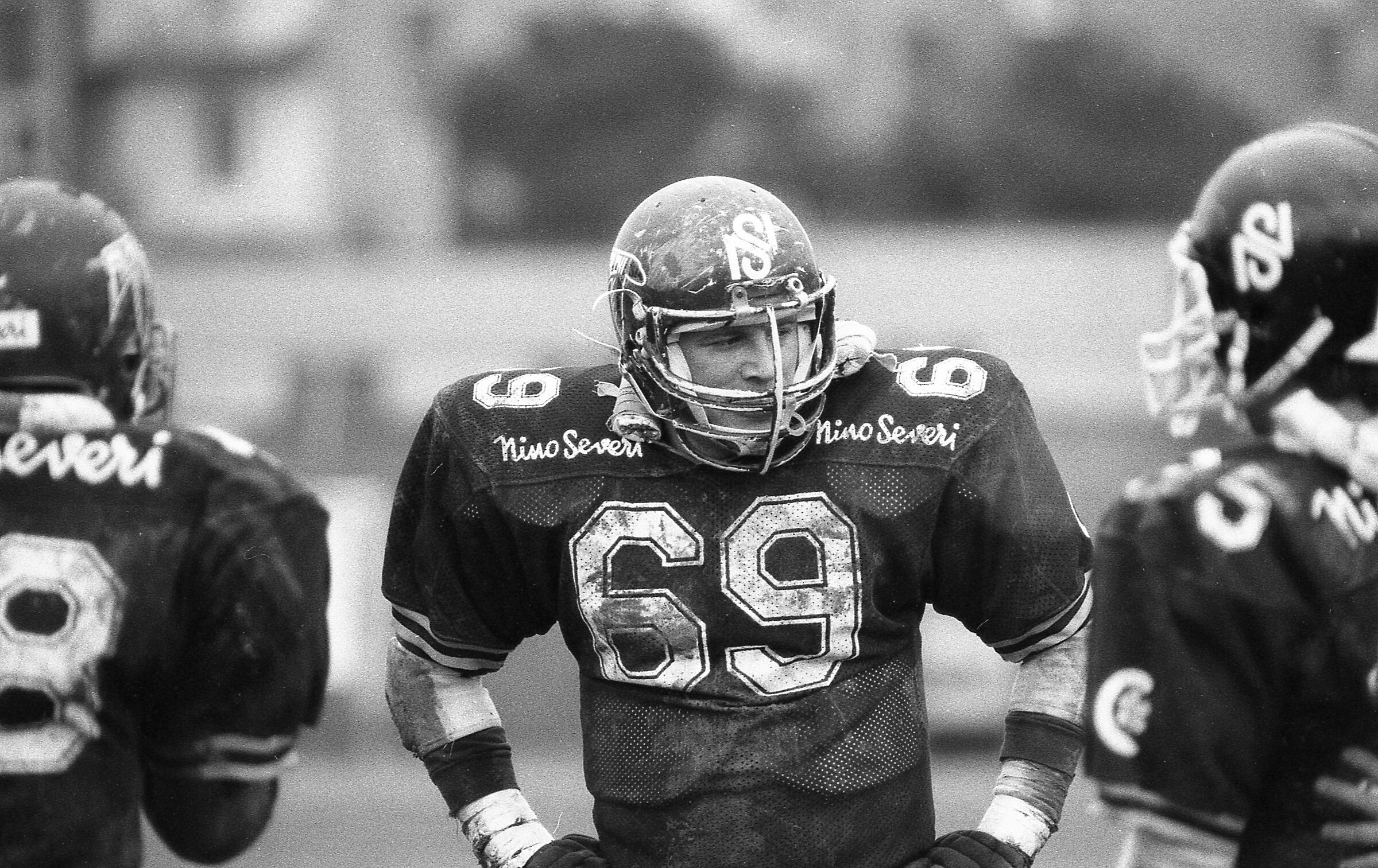 Giocatore dei falchi Modena - 1986