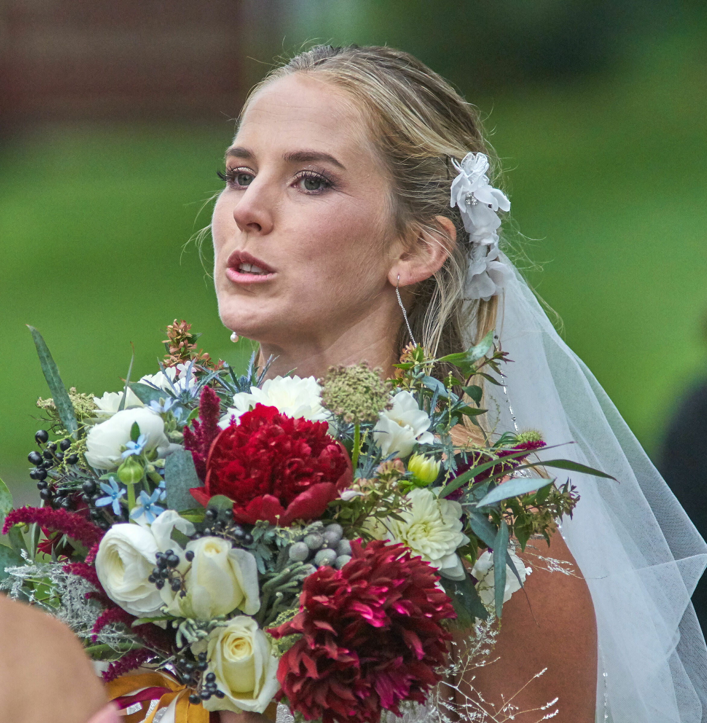 not an easy wedding...