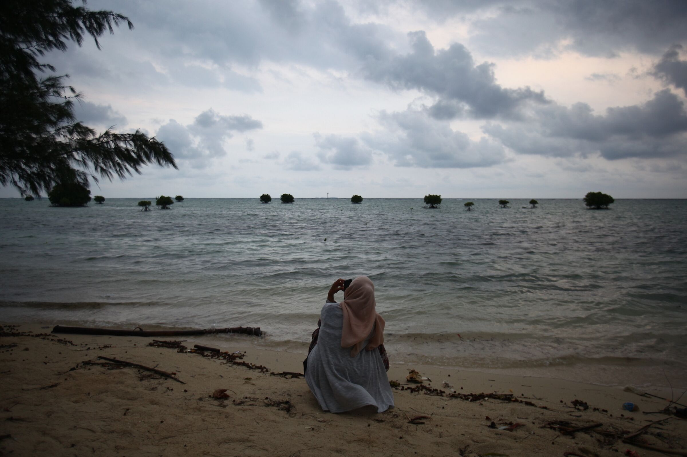 Aspettando l'alba a Pulau Pari