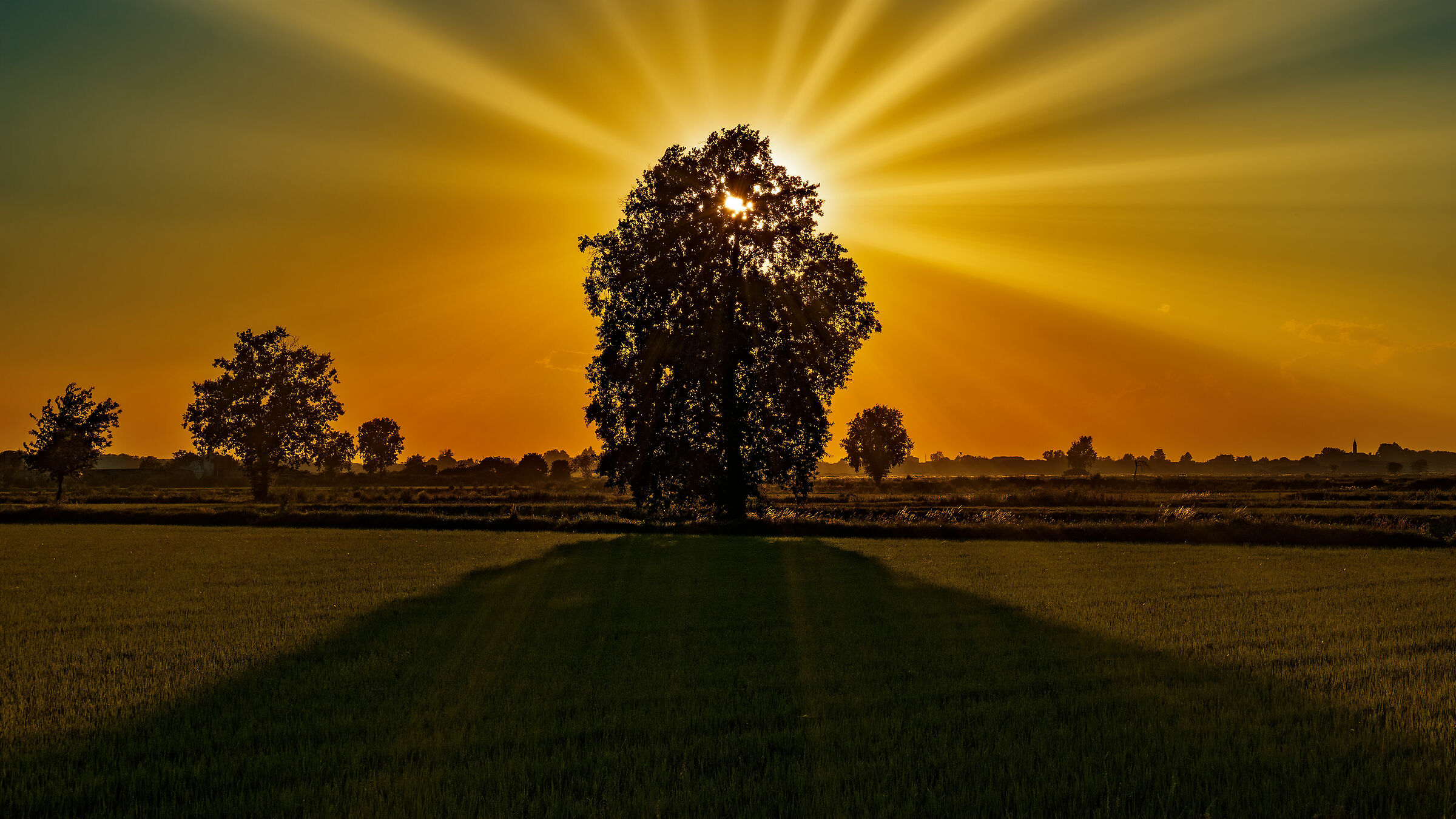 L'ombra lunga del tramonto