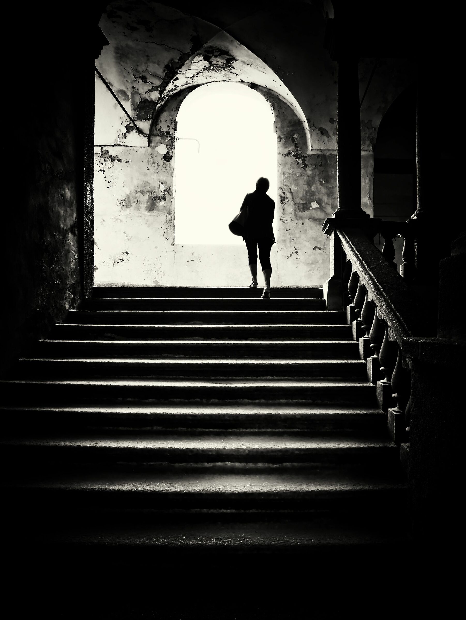 stairs , light & shadows