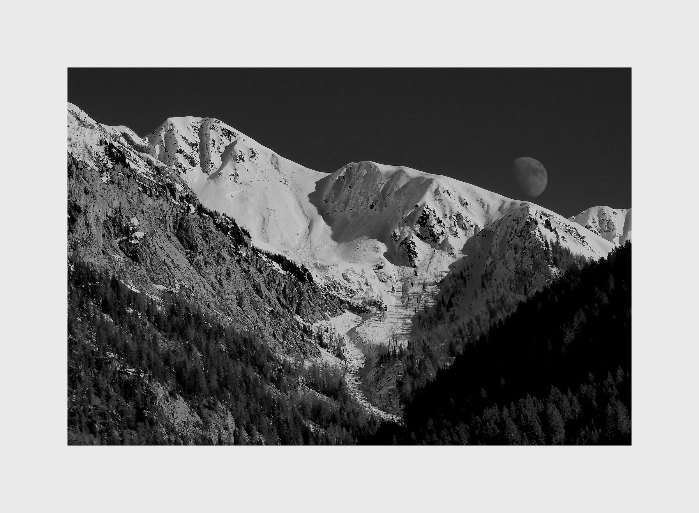 The Moon and the Snow