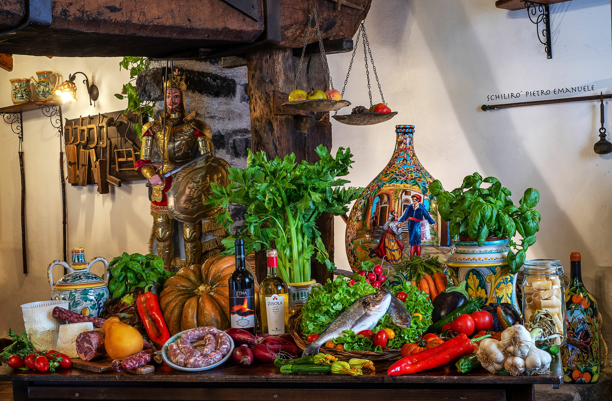 A piece of Sicily in the Table.