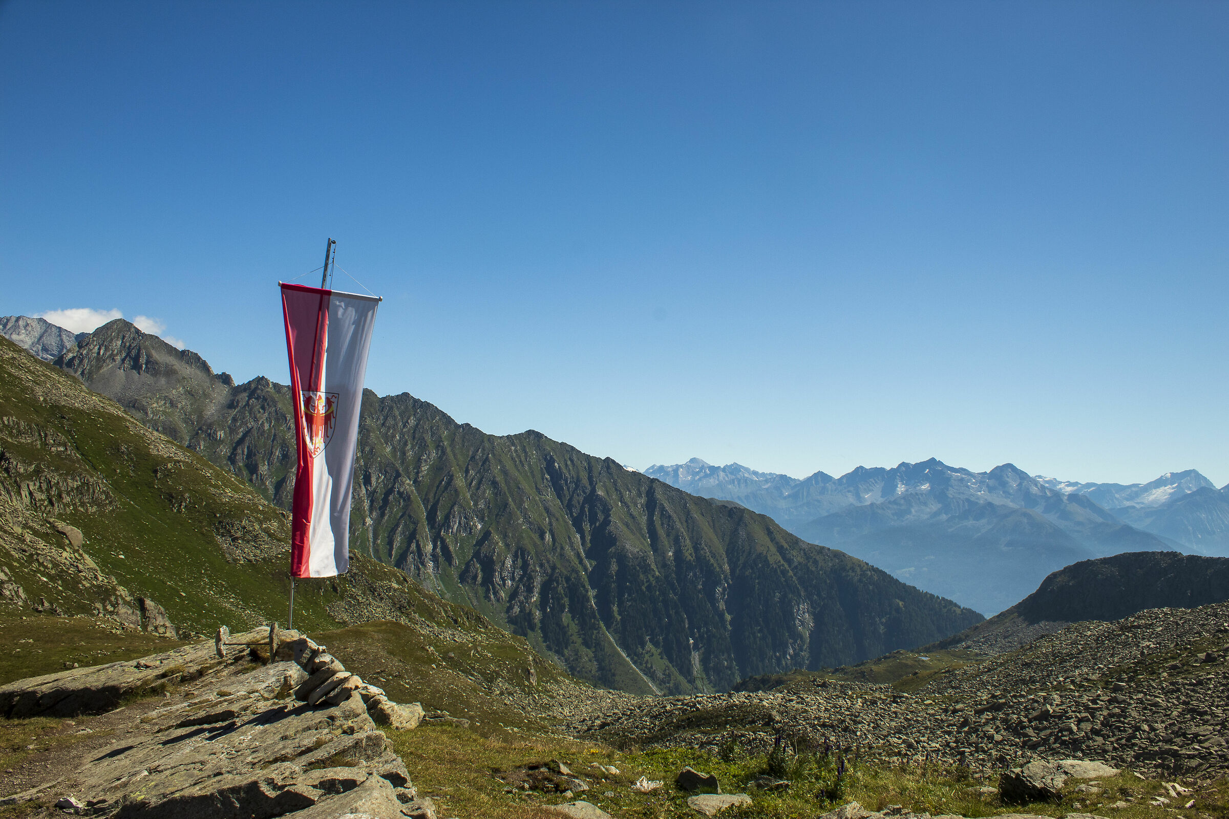 Panorama dal rifugio Giovanni Porro (Chemnitzerhütte)