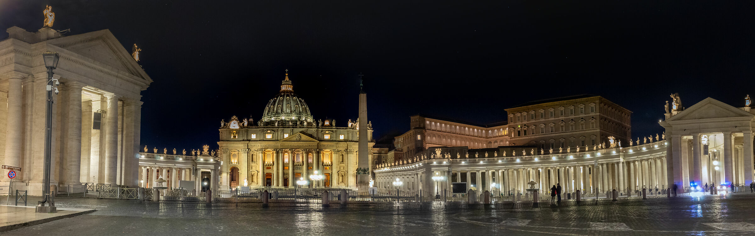 Piazza San Pietro il giorno prima del lockdown