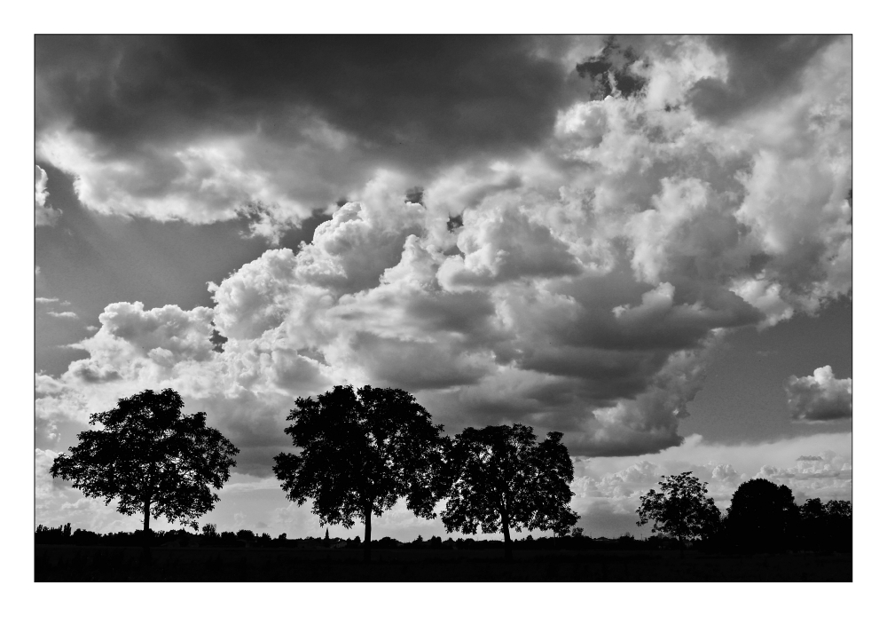 Clouds over the countryside