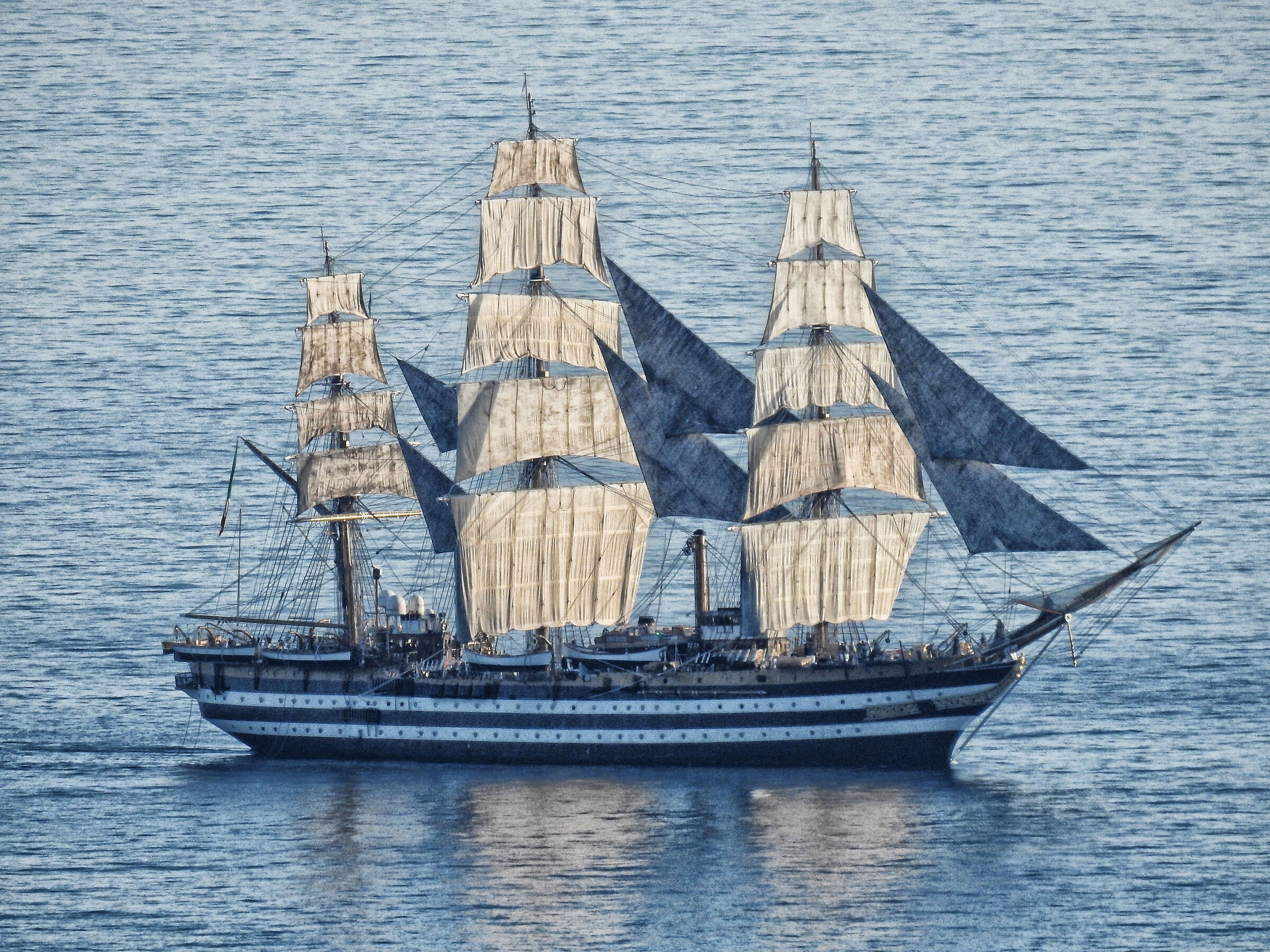 La nave scuola "Amerigo Vespucci"