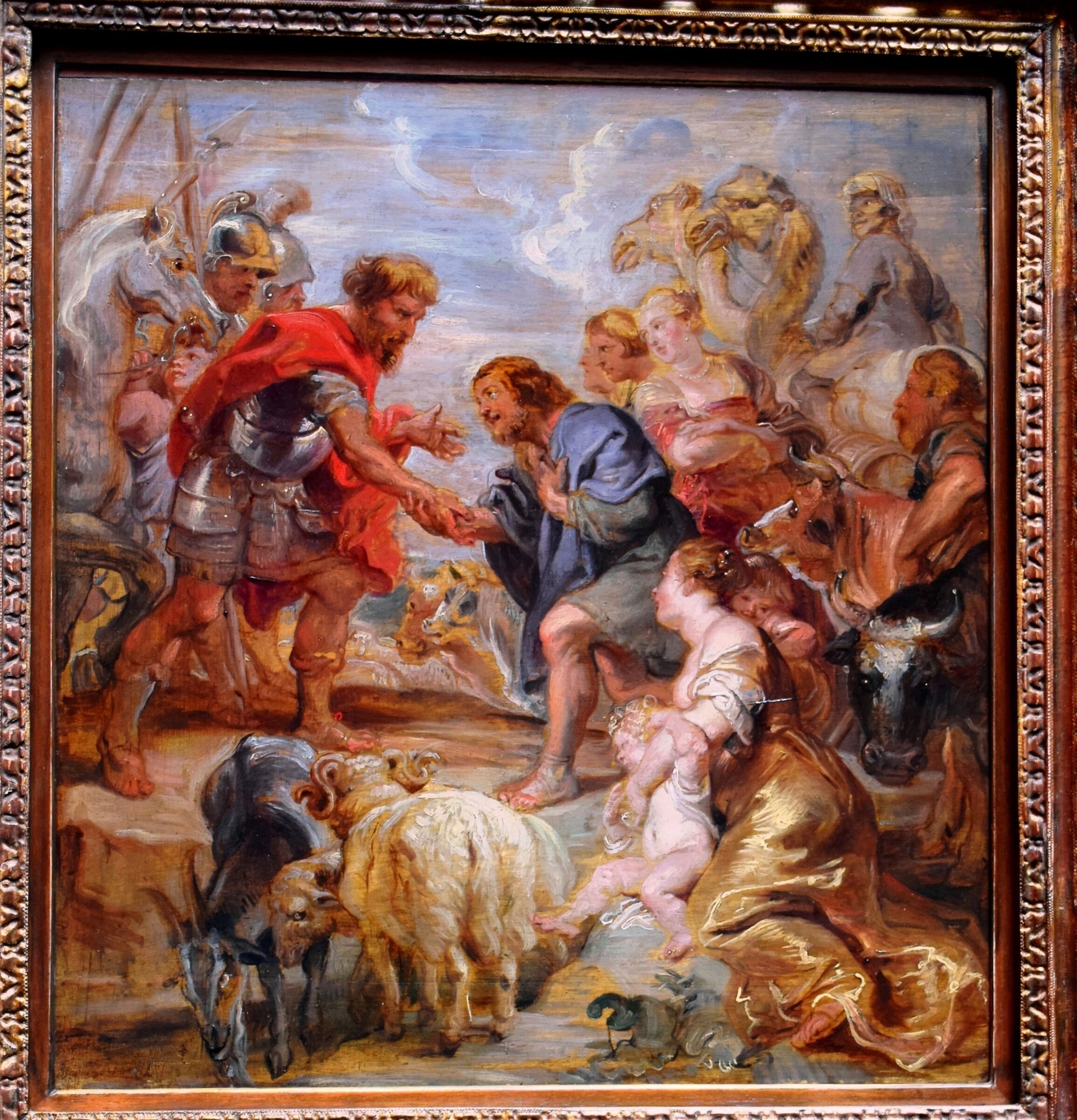 Rubens "Riconciliazione tra Giacobbe ed Esaù&quo...