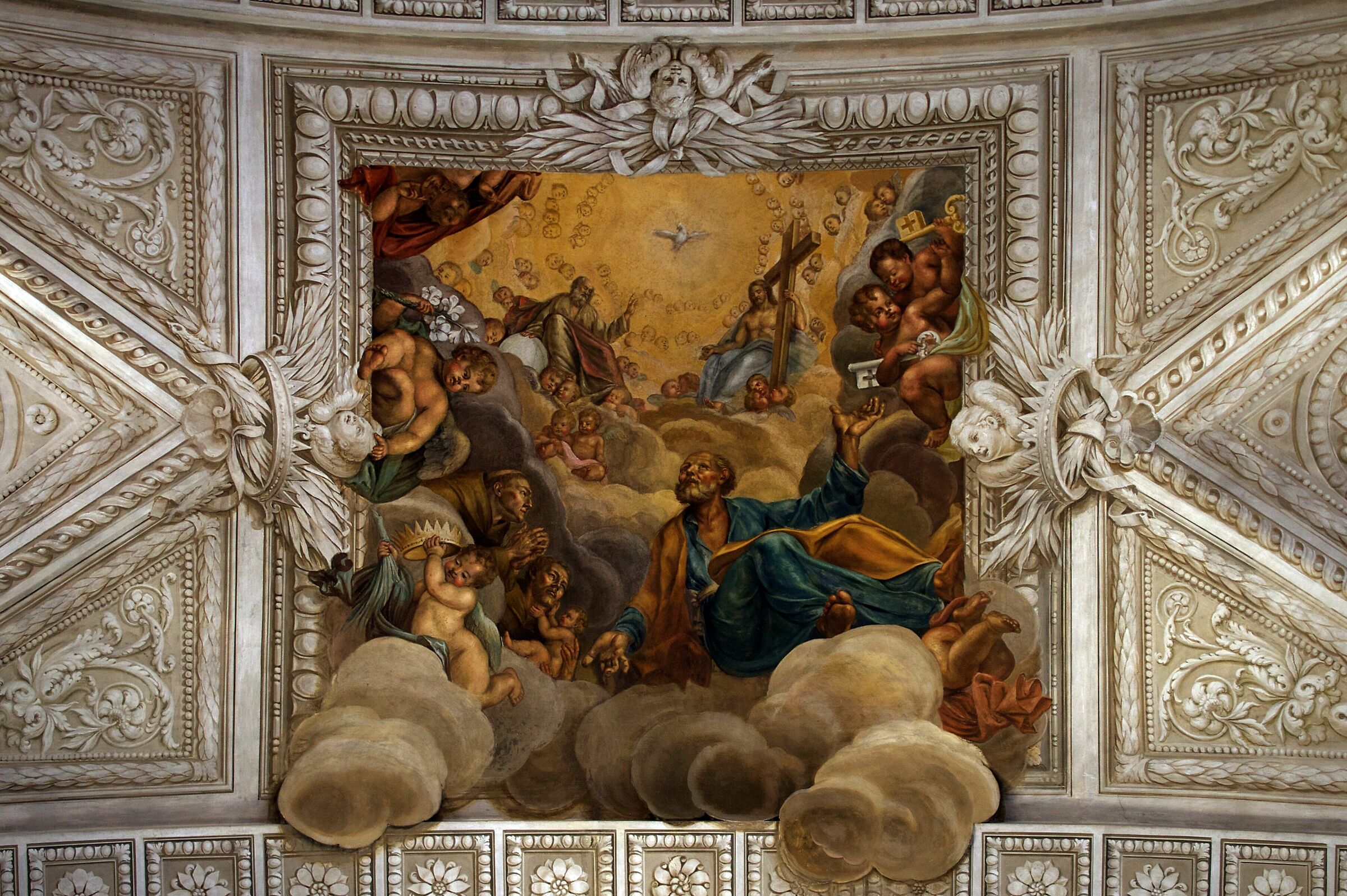 Affresco nell'Abbazia di Offida