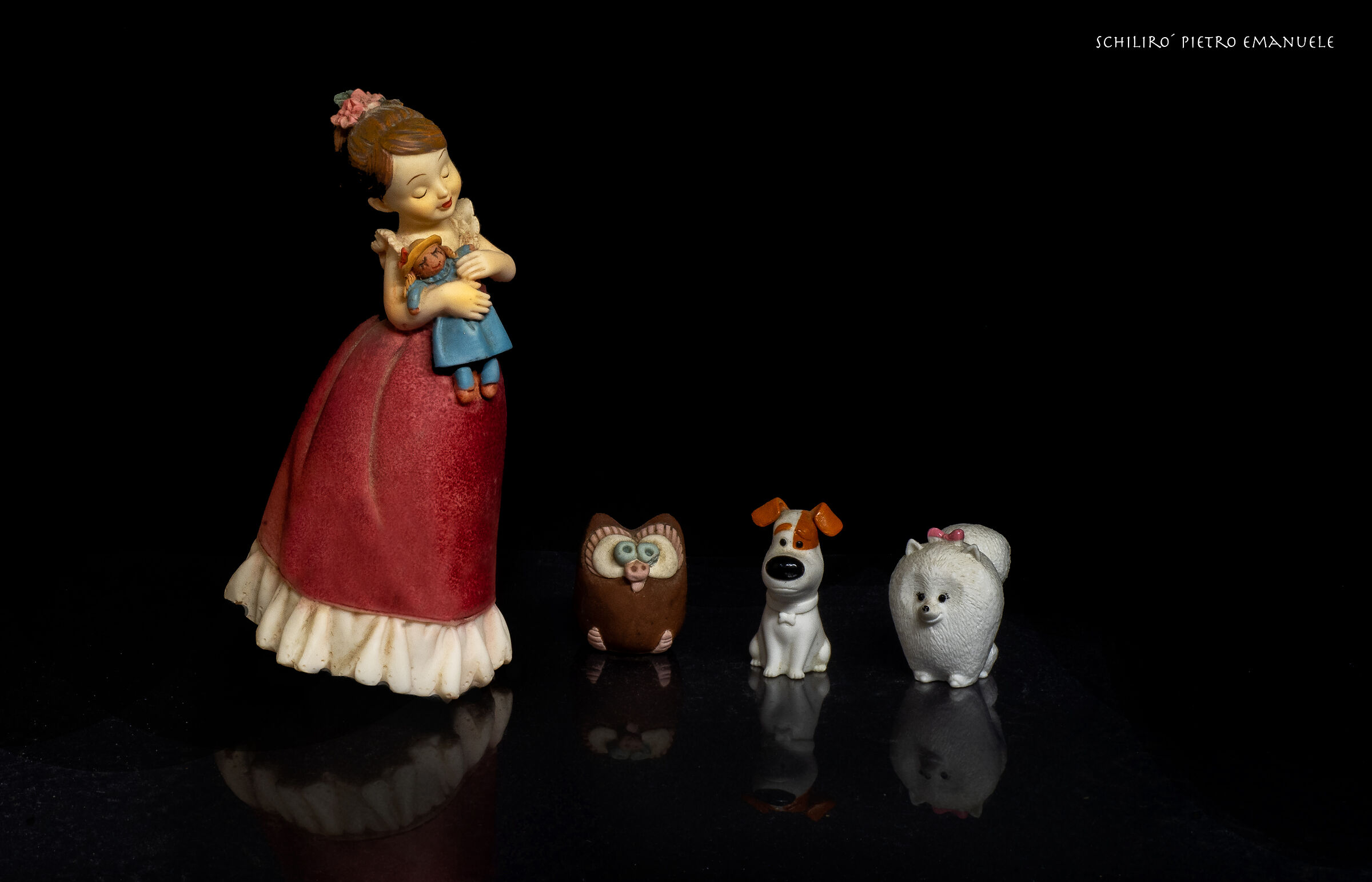 The Child and 4 friends to daydream.